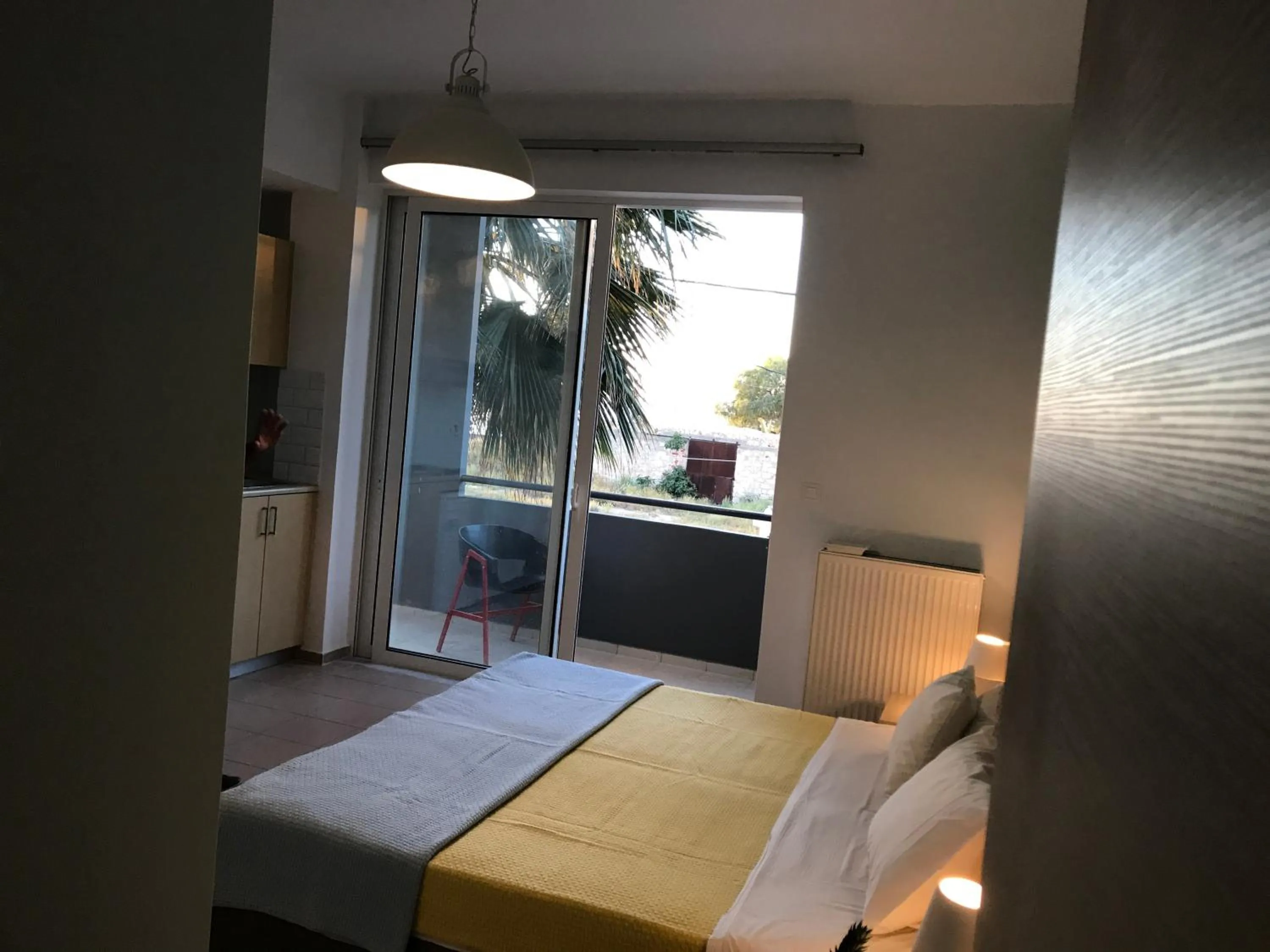 Bed in Kleanthi Studios