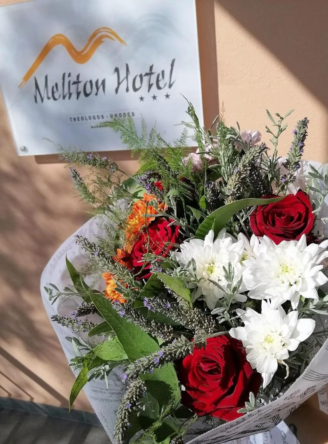 Facade/entrance in Meliton Hotel