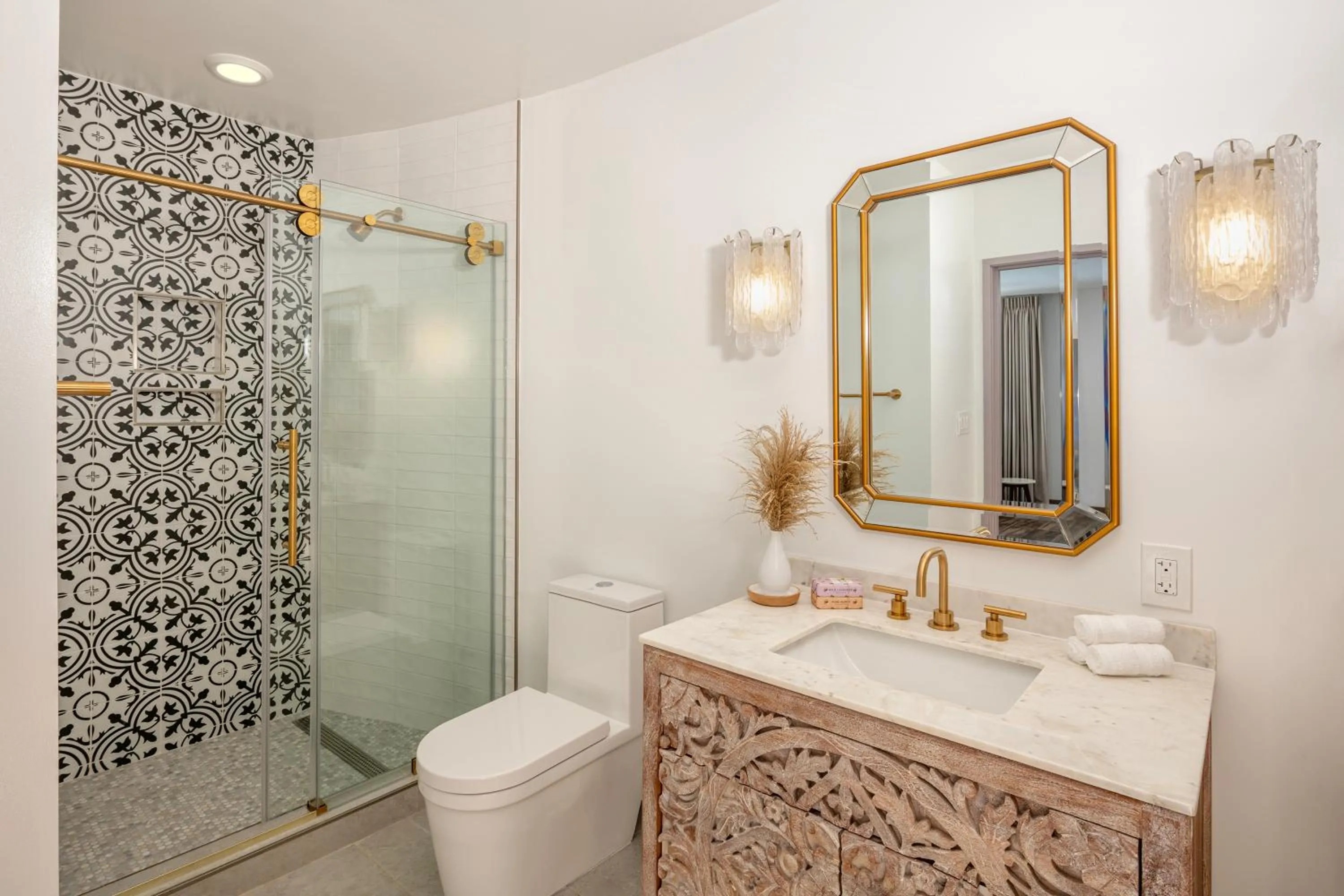 Bathroom in Cardiff By The Sea Lodge