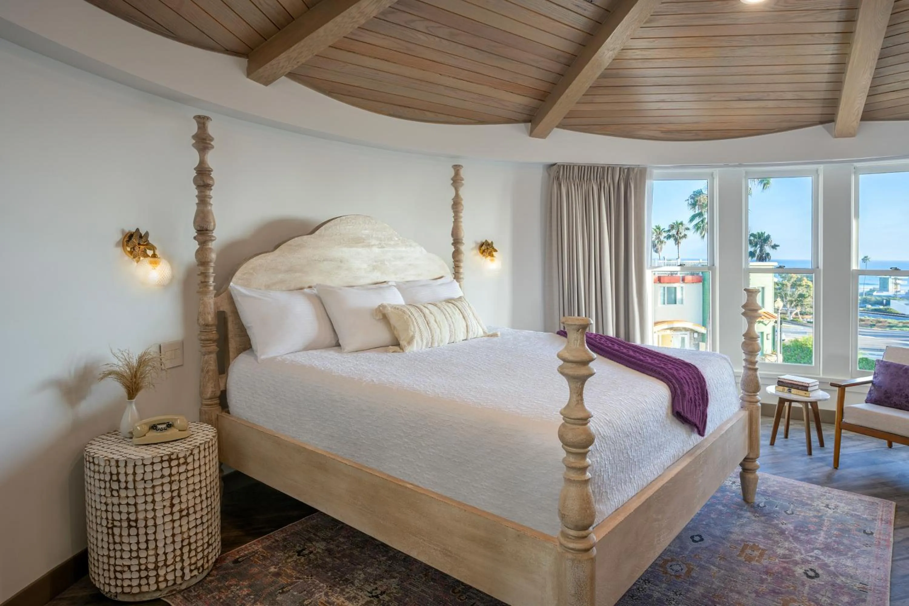 View (from property/room), Bed in Cardiff By The Sea Lodge