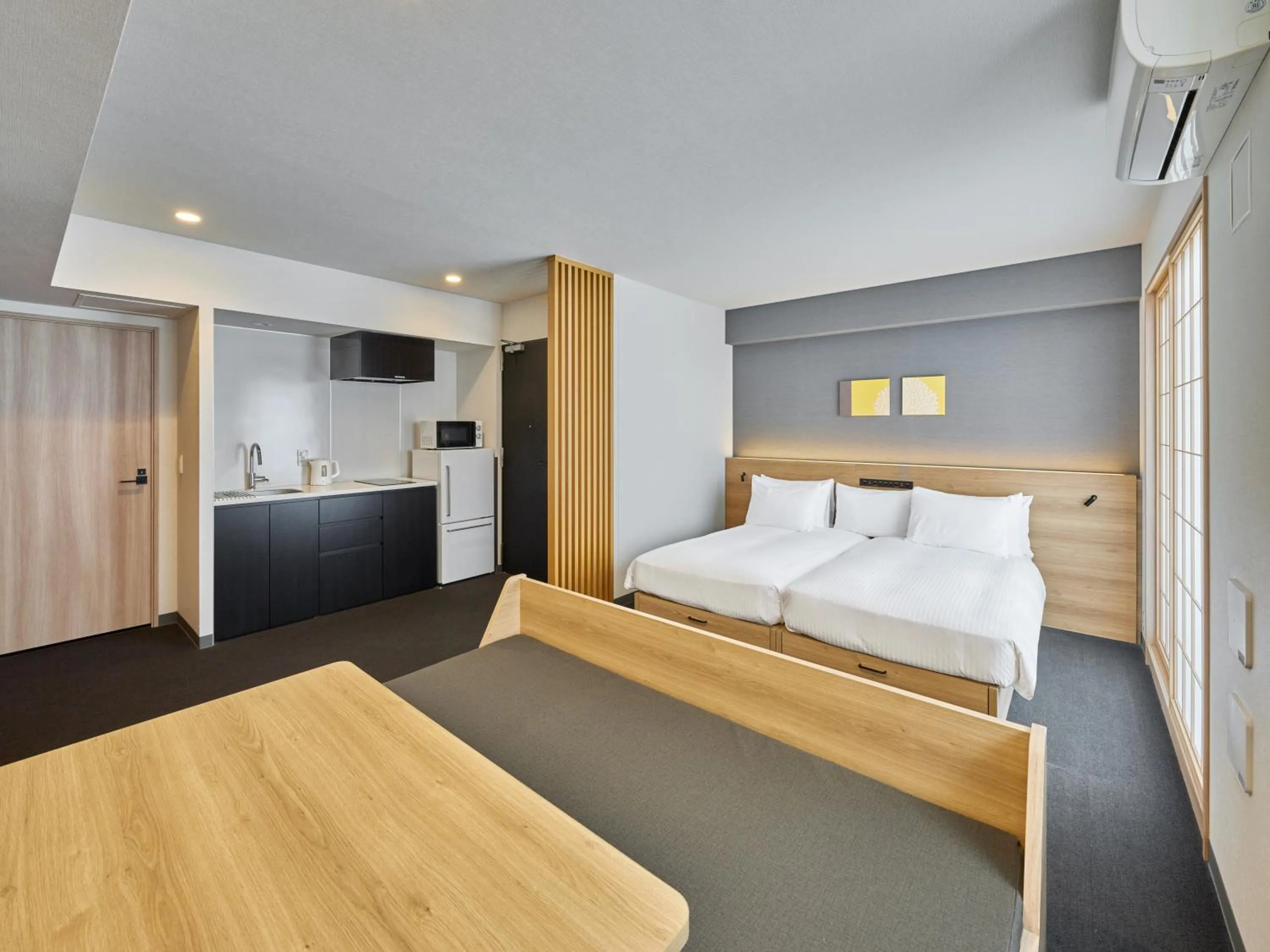 Photo of the whole room, Bed in MIMARU Tokyo Ueno Inaricho