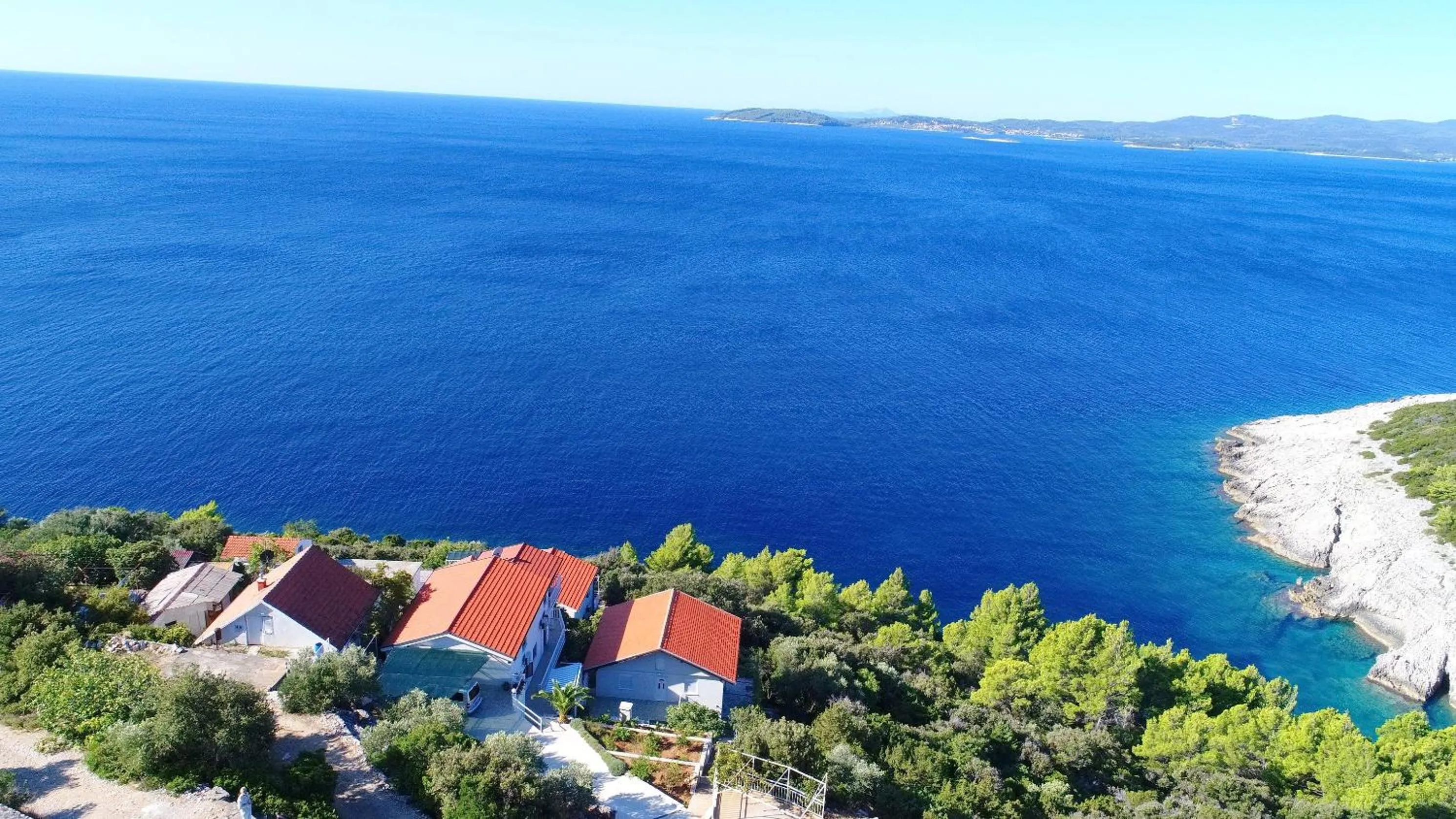 Natural landscape in Seaside Apartments Hrkać