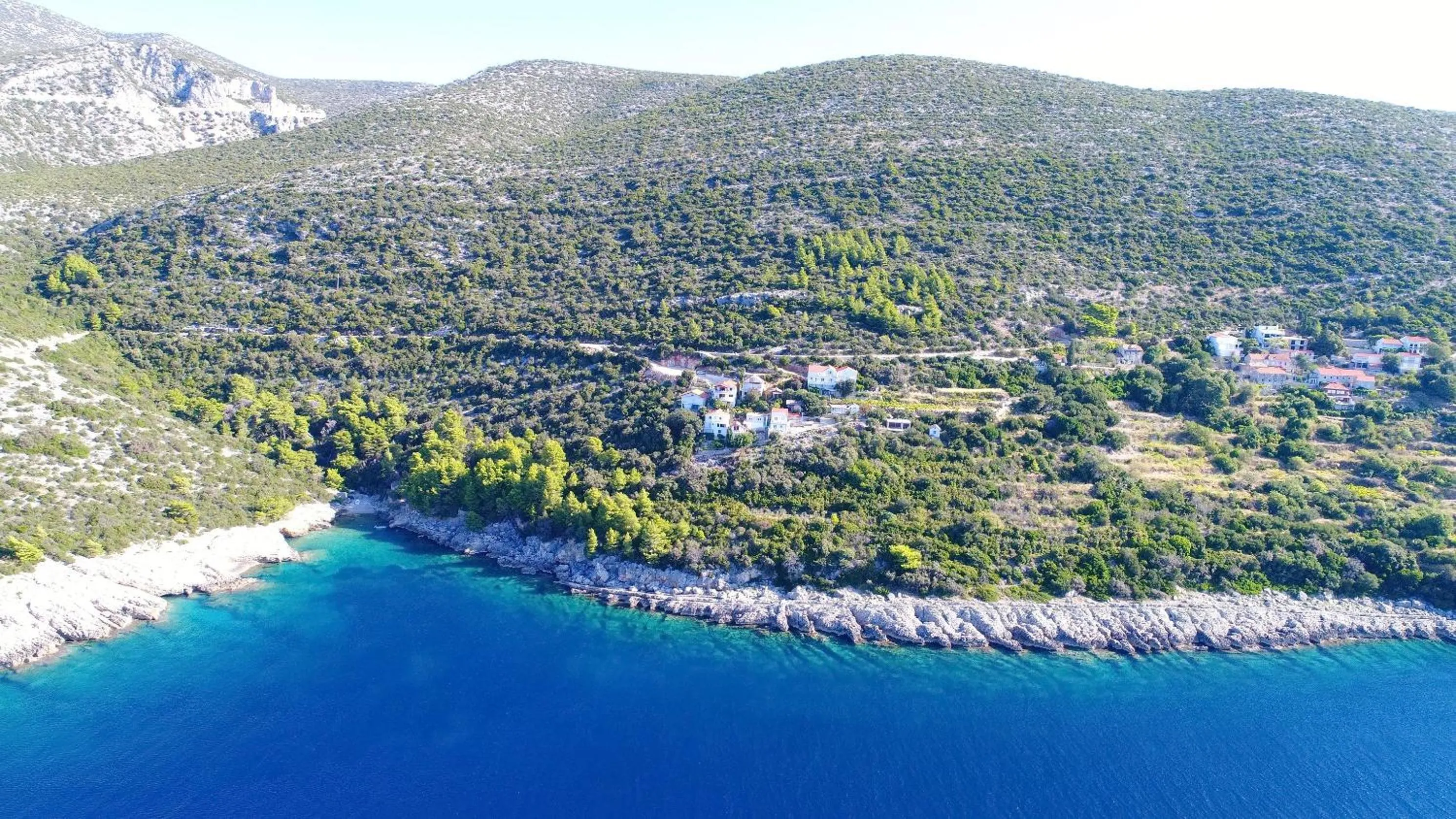 Natural landscape in Seaside Apartments Hrkać