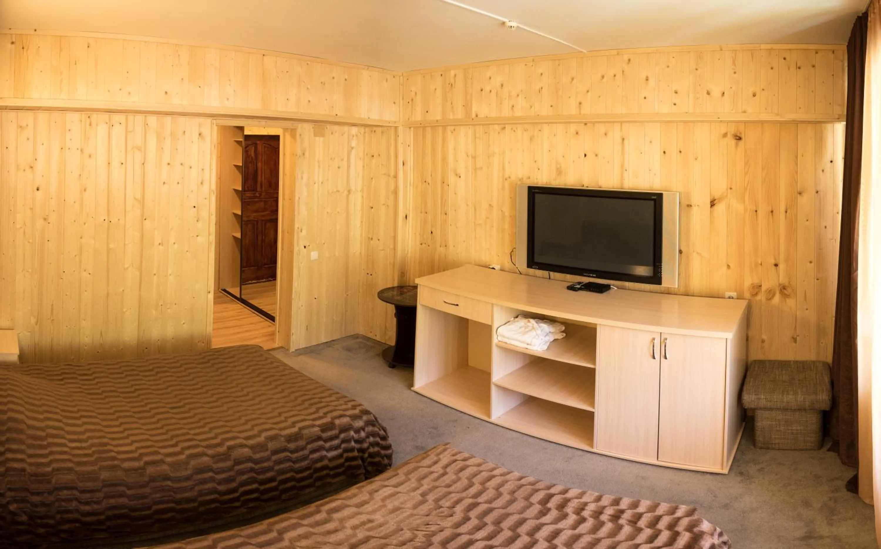 Bed in Shymbulak Resort Hotel