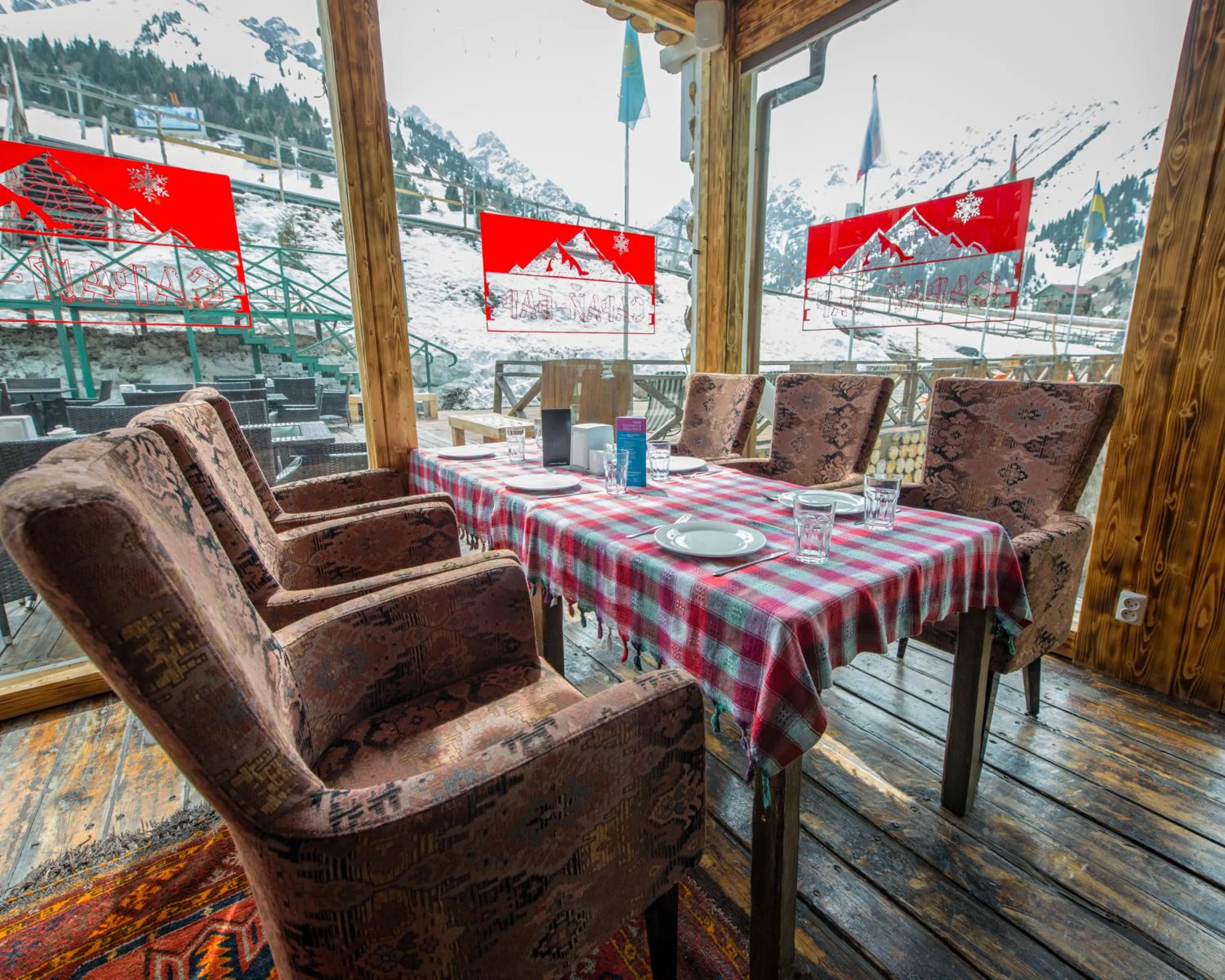Restaurant/places to eat in Shymbulak Resort Hotel