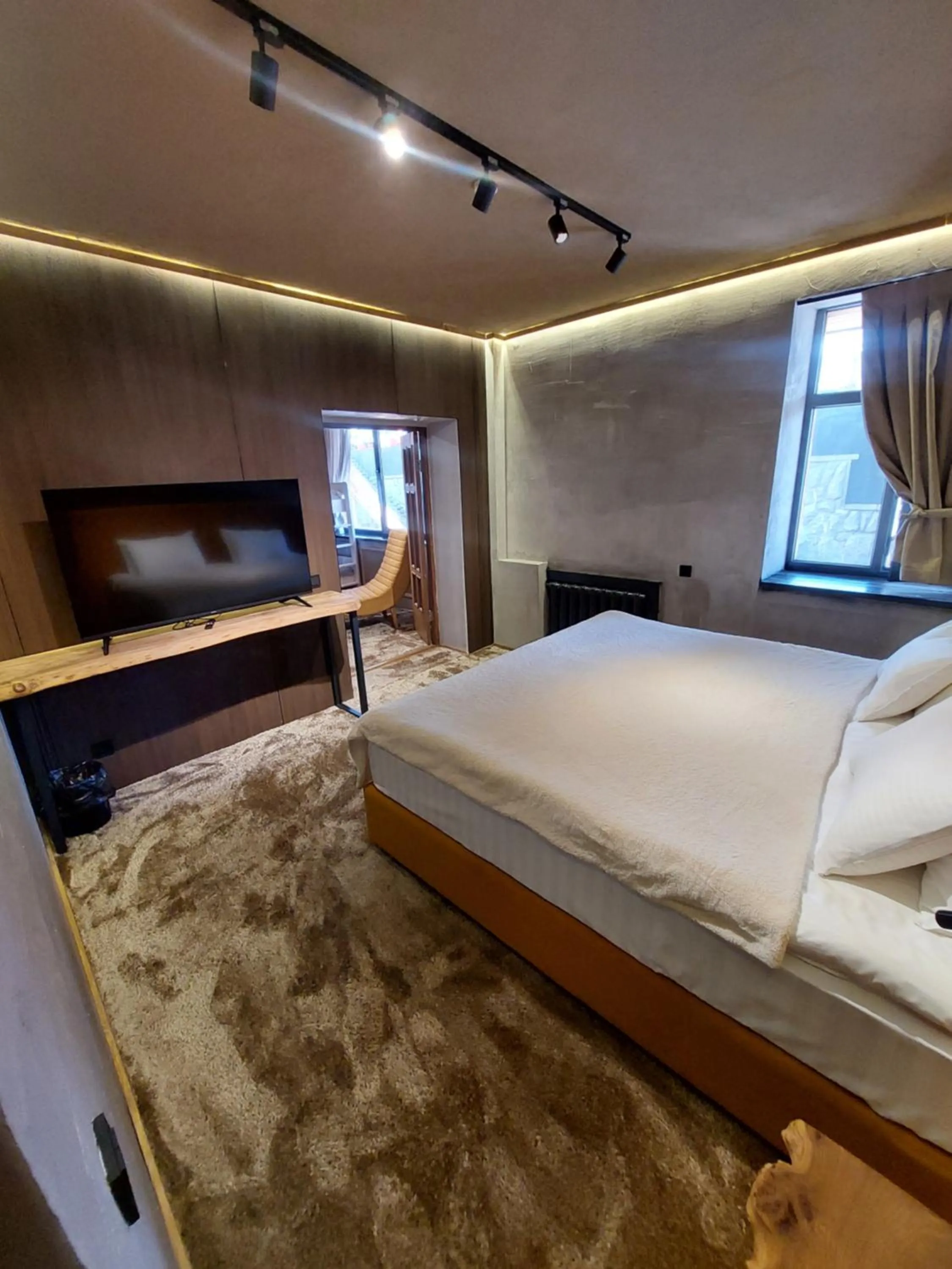 Bed in Shymbulak Resort Hotel