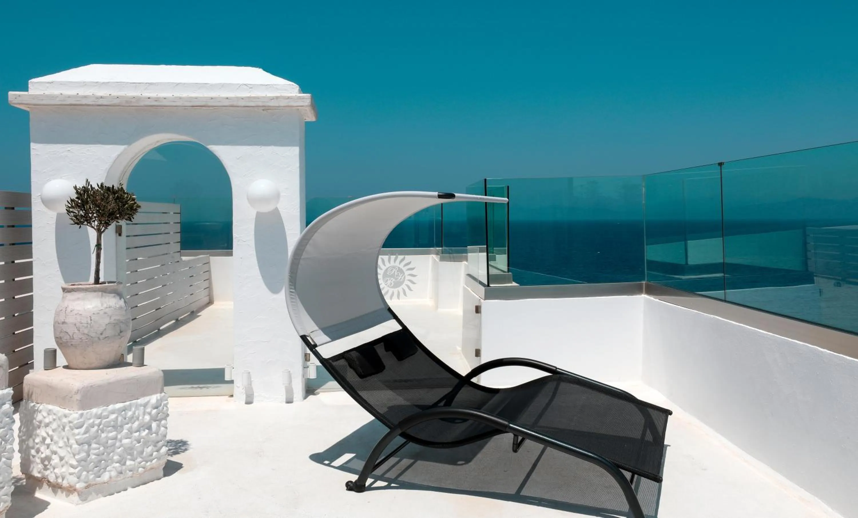 Balcony/Terrace in Rhodos Horizon Blu-Adults Only