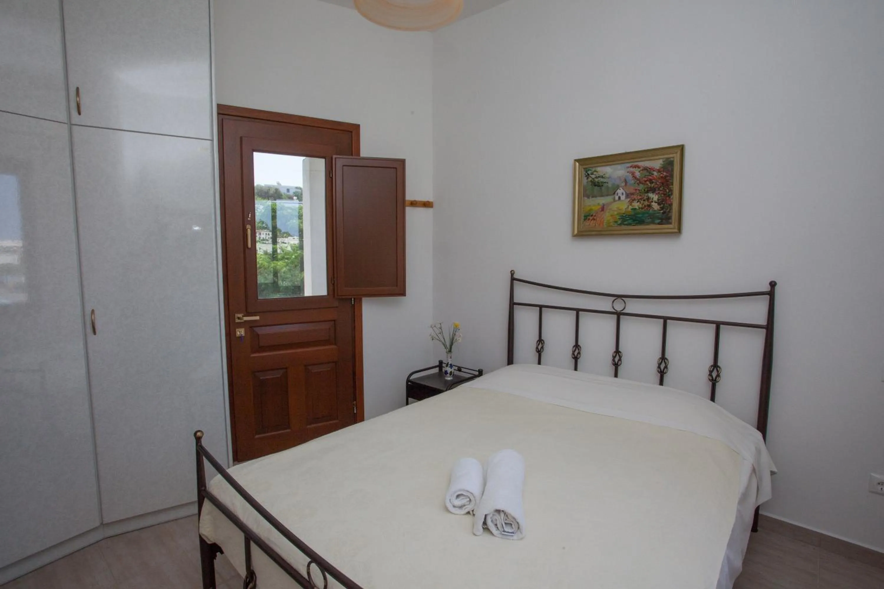 Bed in Villa Zacharo