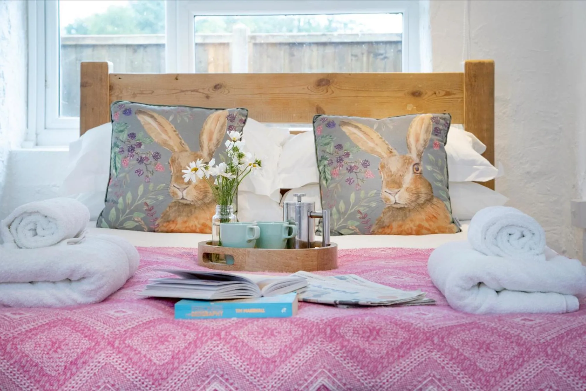 Bed in Jasmine Cottage
