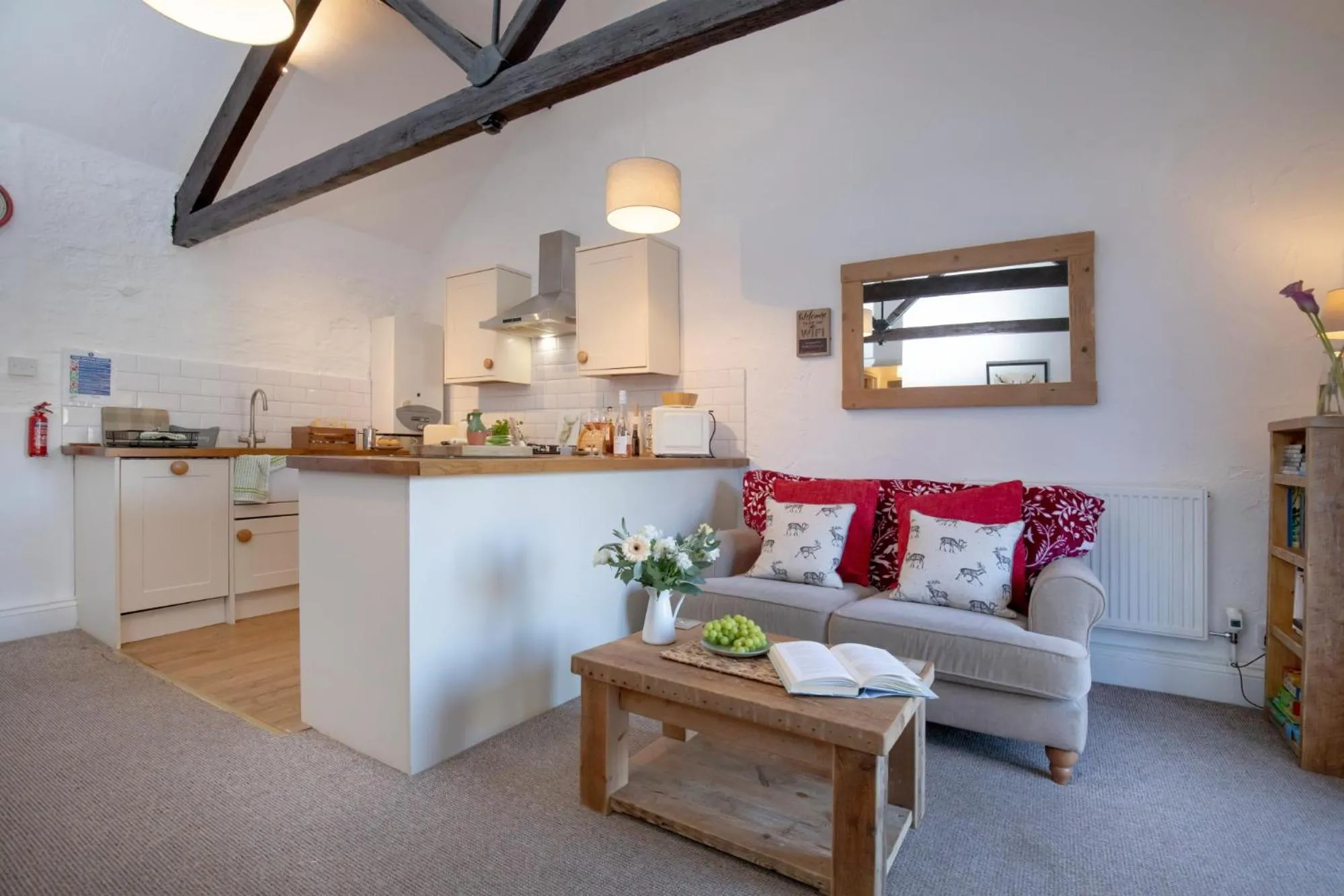 Living room in Rose Cottage