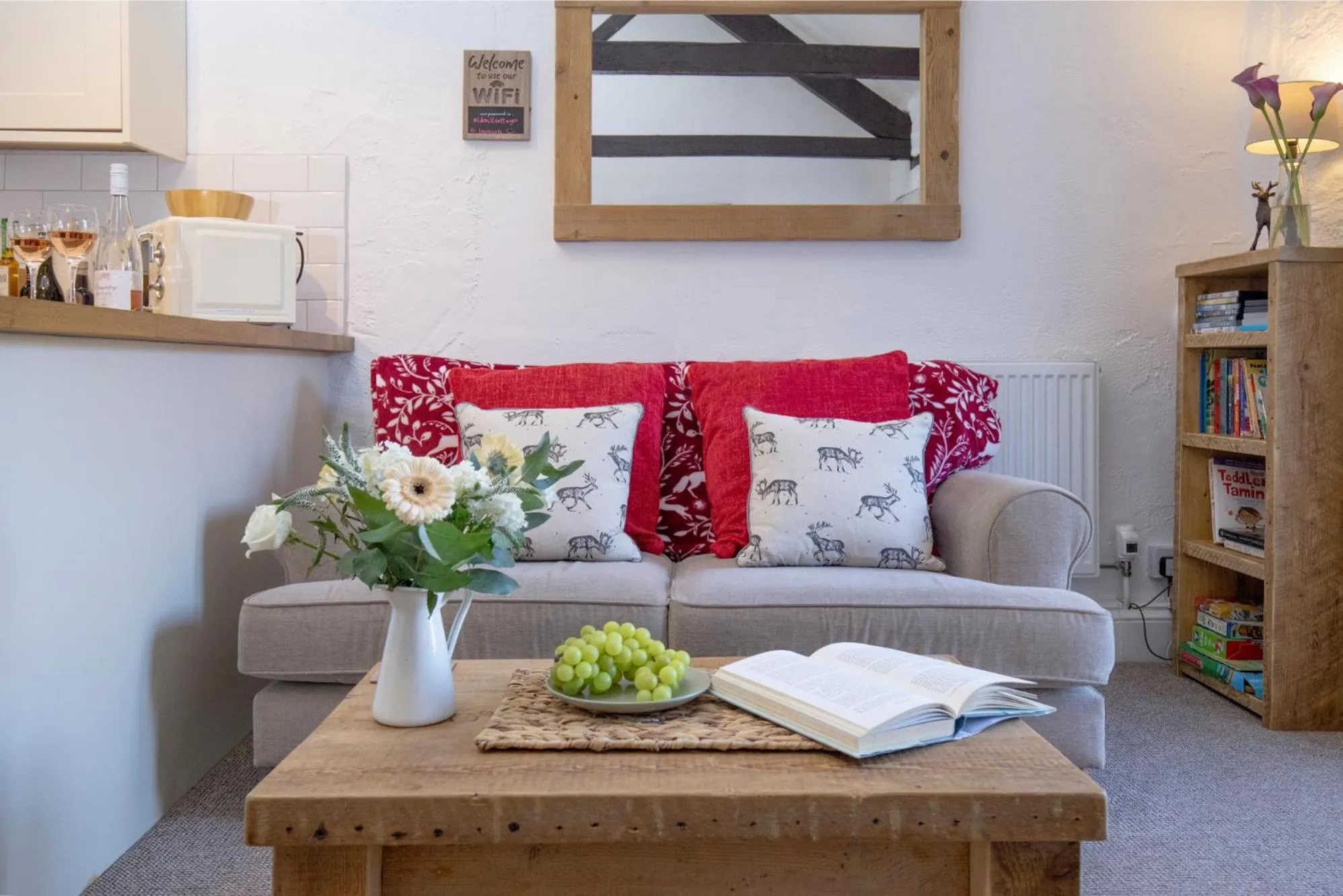 Living room in Rose Cottage