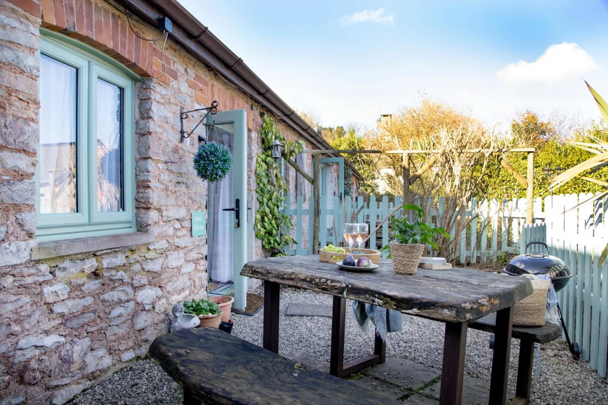 Patio in Rose Cottage
