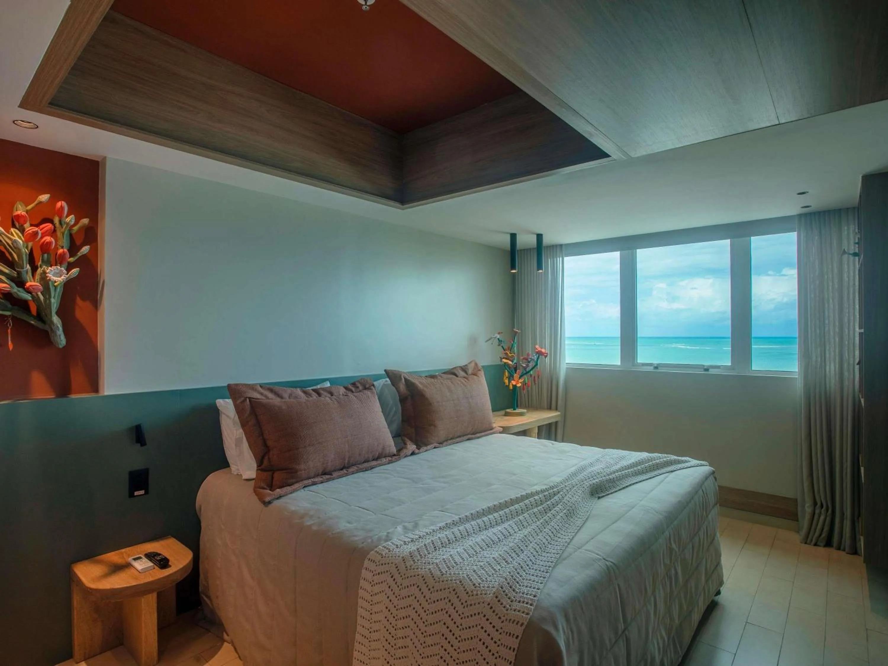 Bedroom, Bed in Mercure Maceio Pajuçara