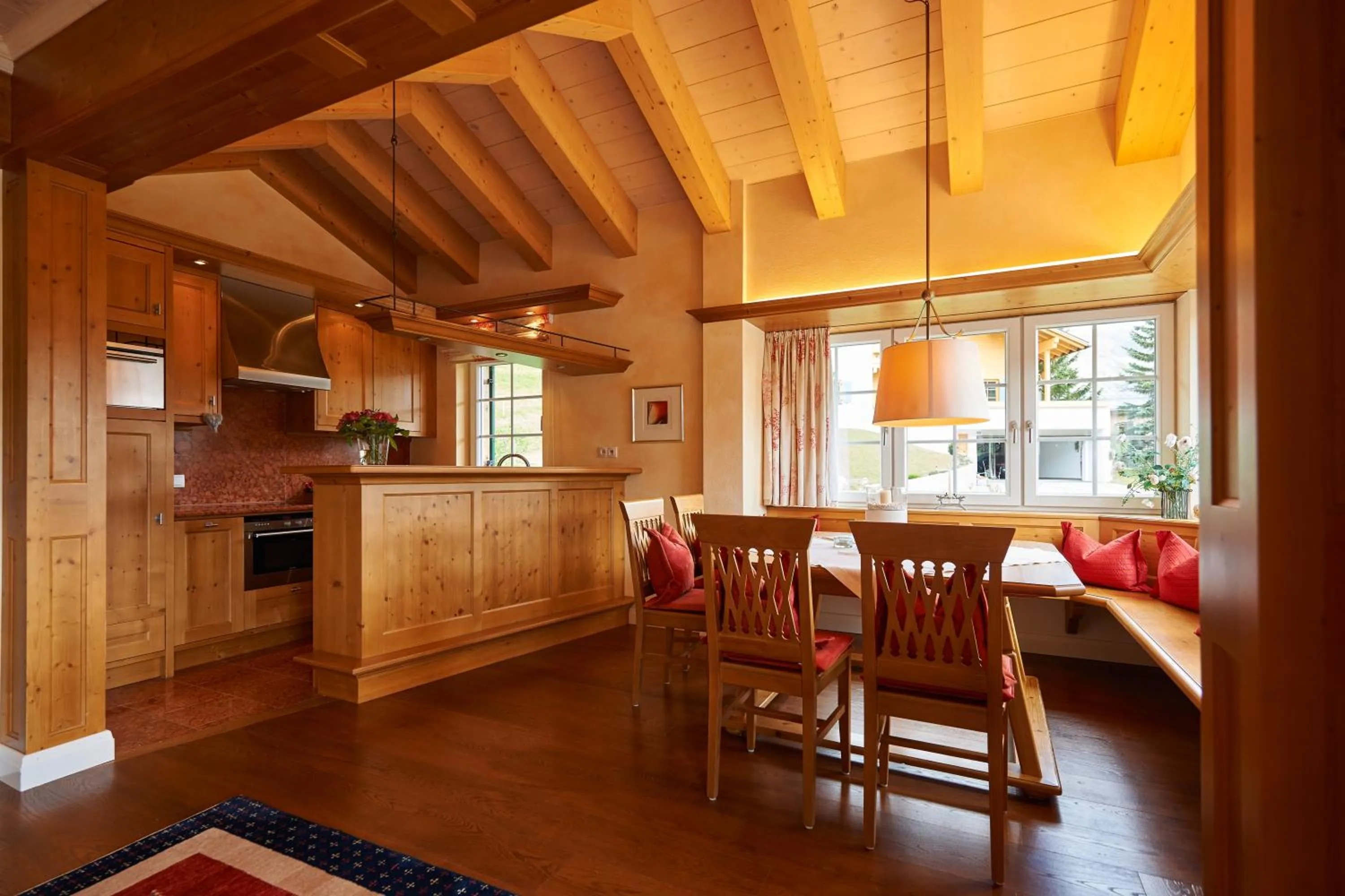 Kitchen or kitchenette in Hotel Mohnenfluh