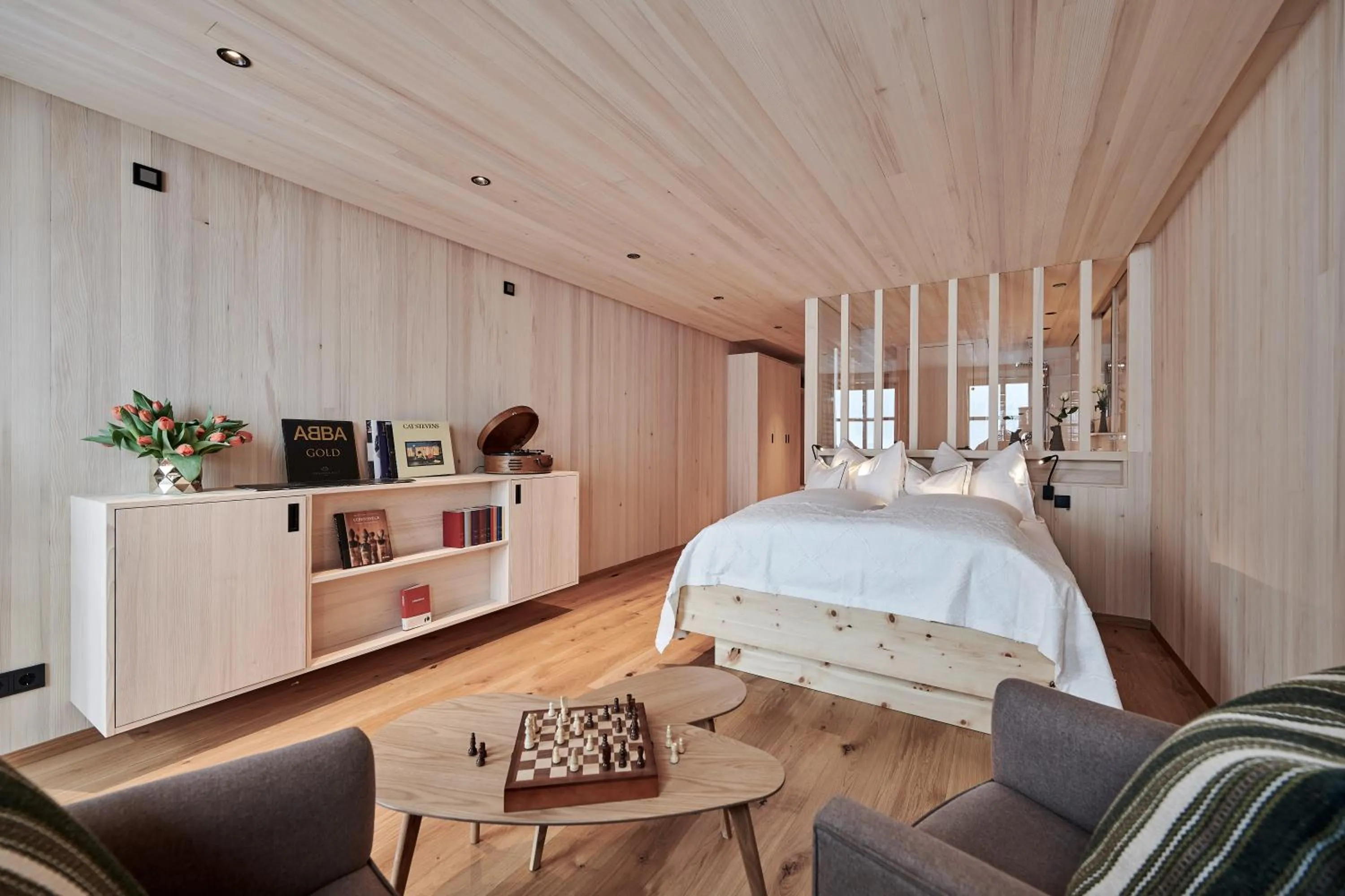 Photo of the whole room, Bed in Hotel Mohnenfluh