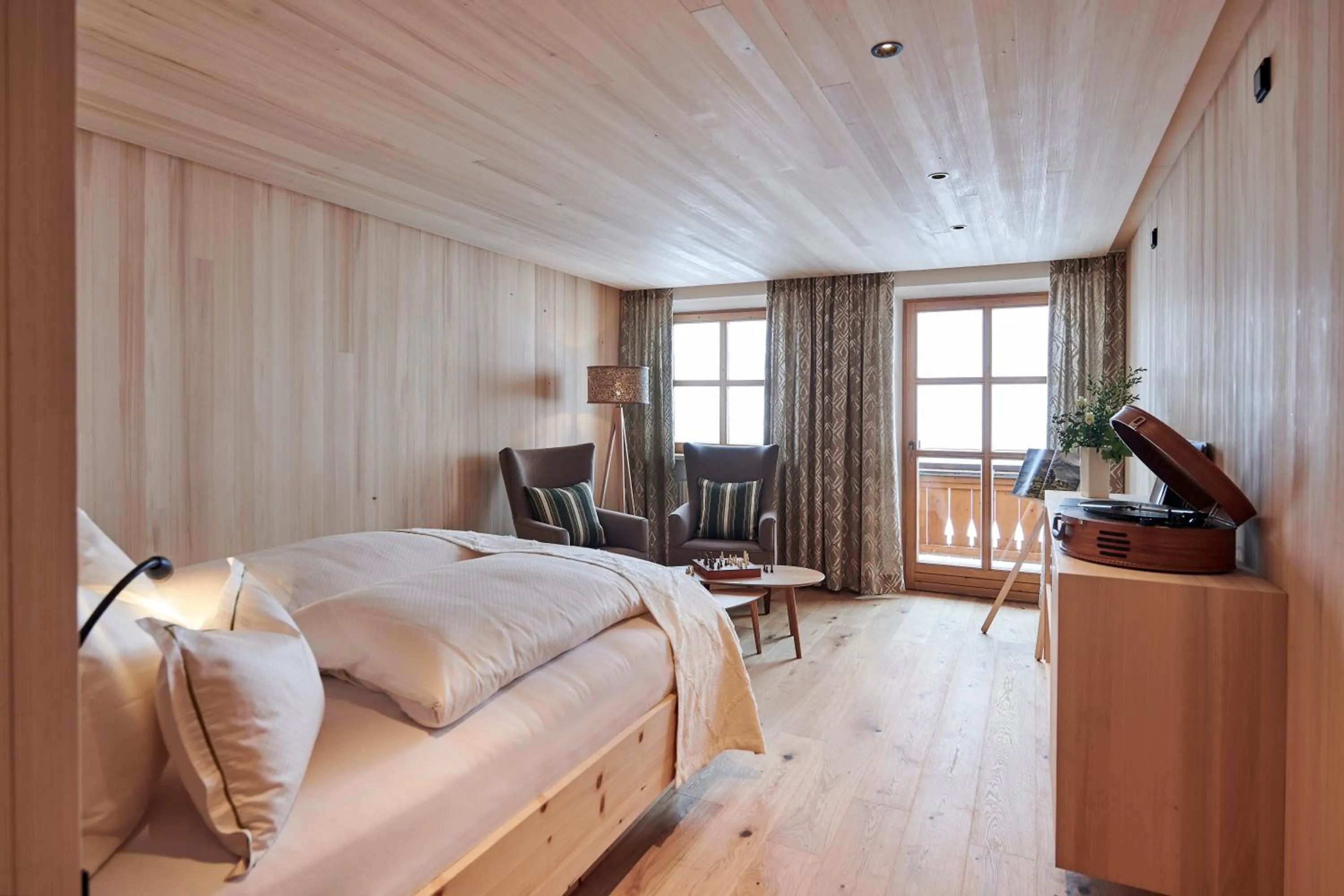 Bed in Hotel Mohnenfluh