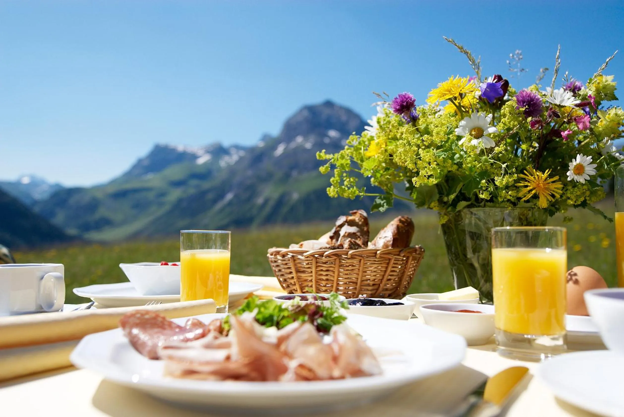 Balcony/Terrace in Hotel Mohnenfluh
