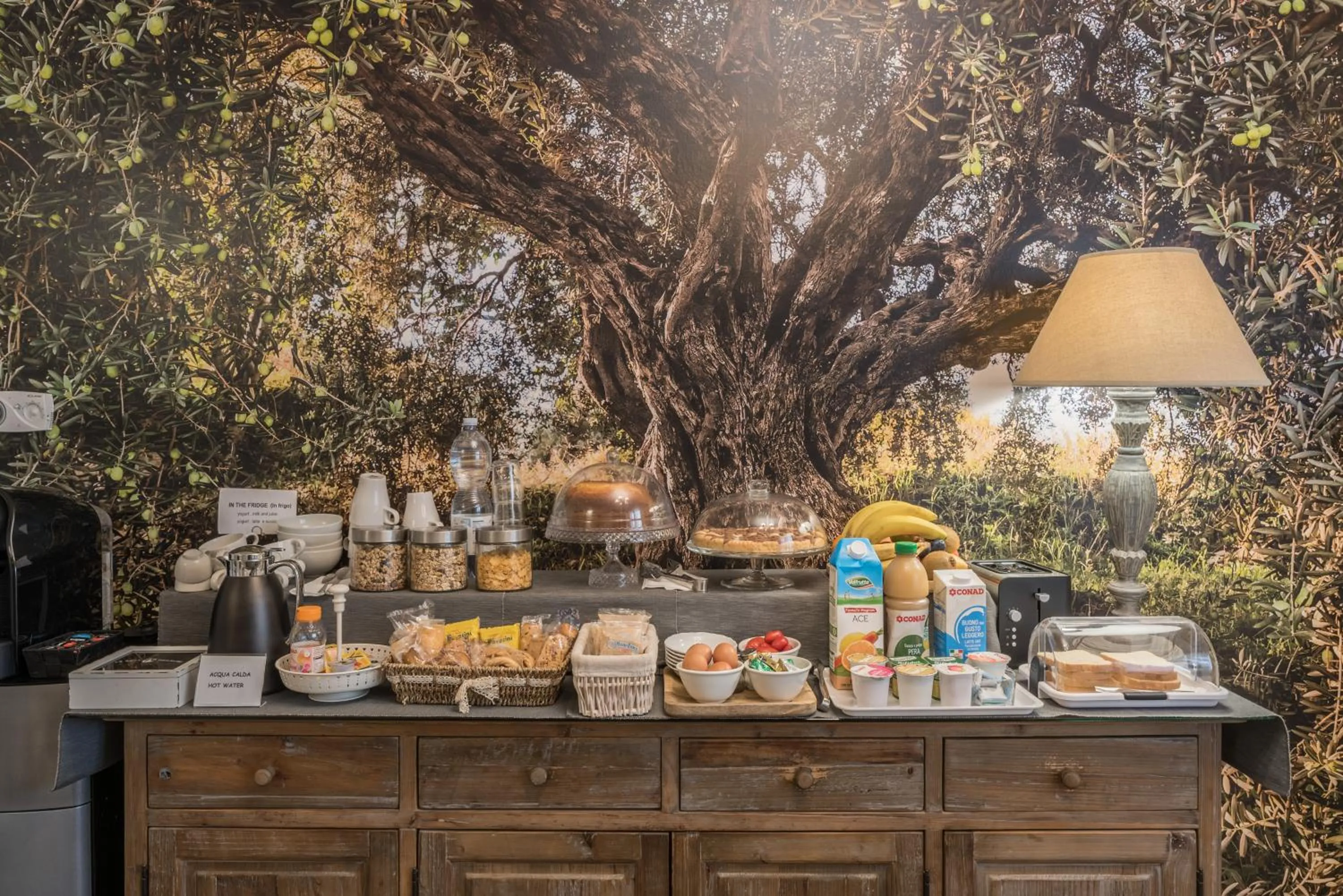 Decorative detail in B&B L'Ulivo Fiumicino