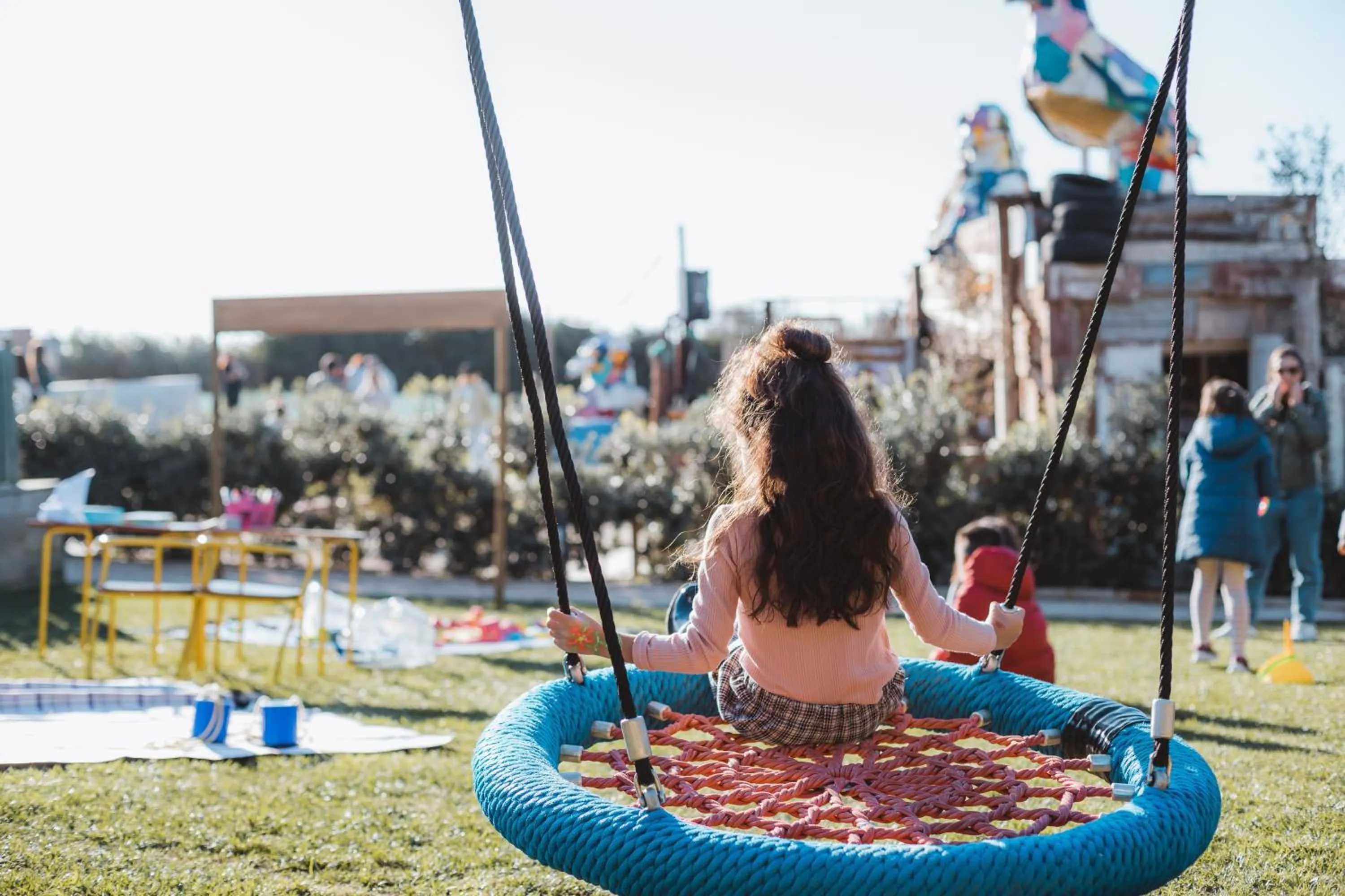 Children play ground in You and the sea