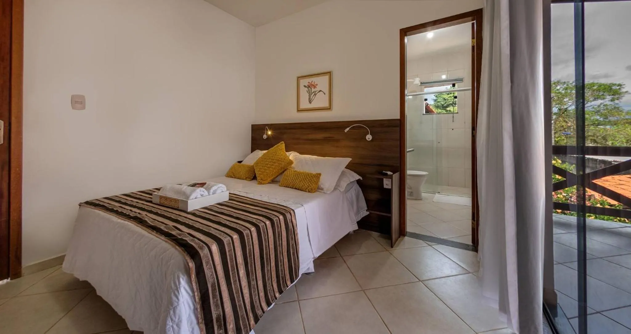 Photo of the whole room, Bed in Pousada Lua e Mar