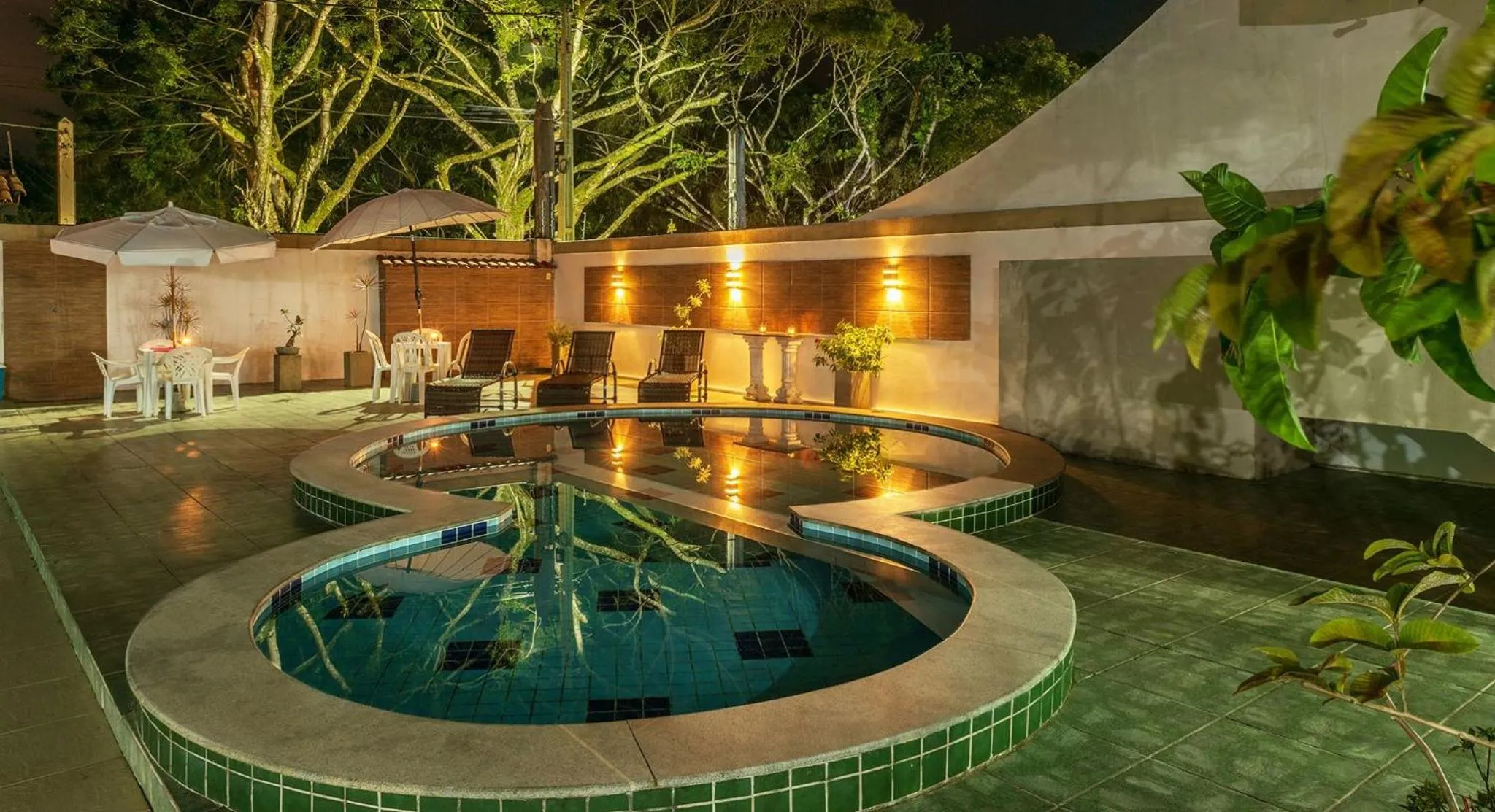 Swimming pool in Pousada Lua e Mar