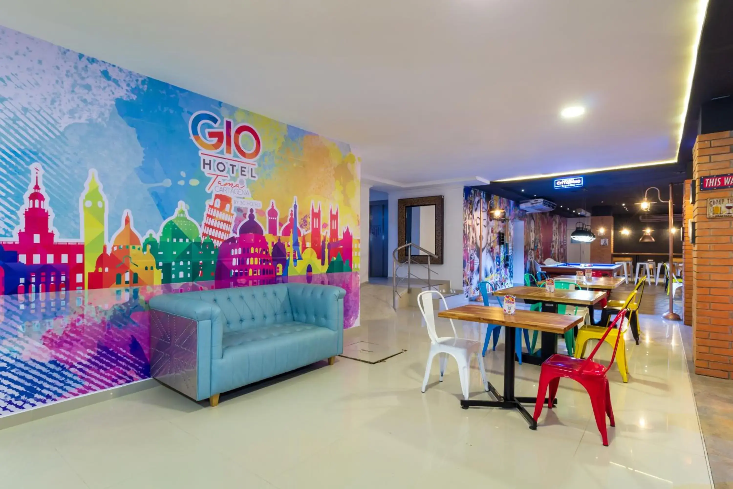 Lobby or reception in GIO hotel Tama Cartagena Lobby or reception in GIO hotel Tama Cartagena