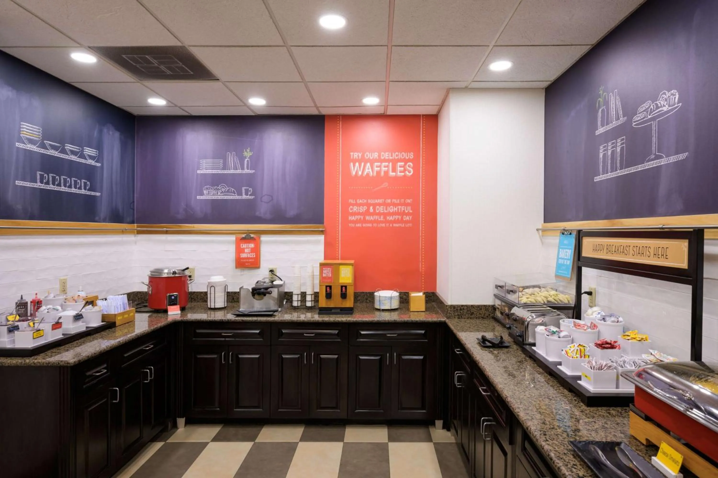 Breakfast in Hampton Inn Evansville Airport