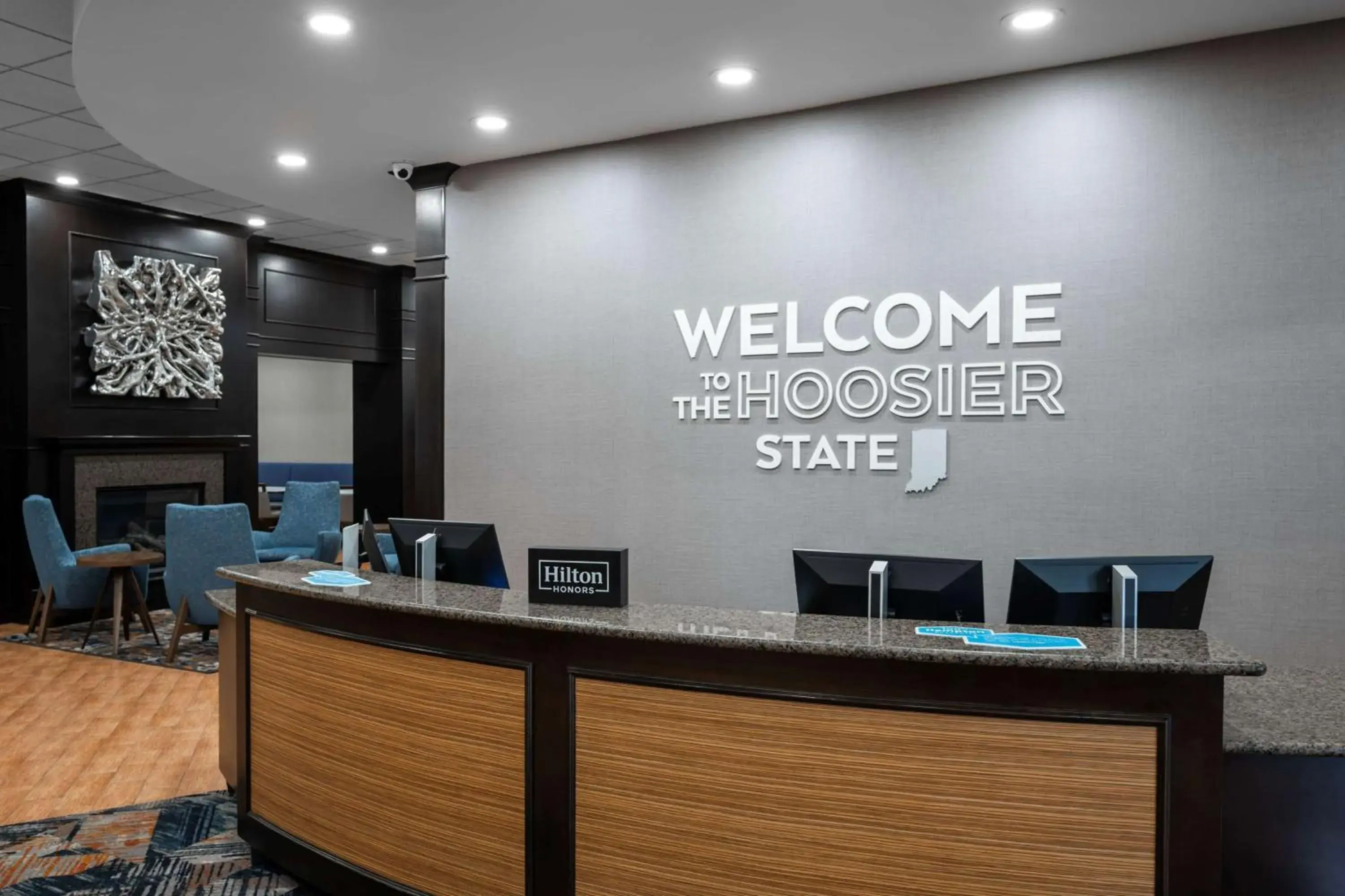 Lobby or reception in Hampton Inn Evansville Airport Lobby or reception in Hampton Inn Evansville Airport