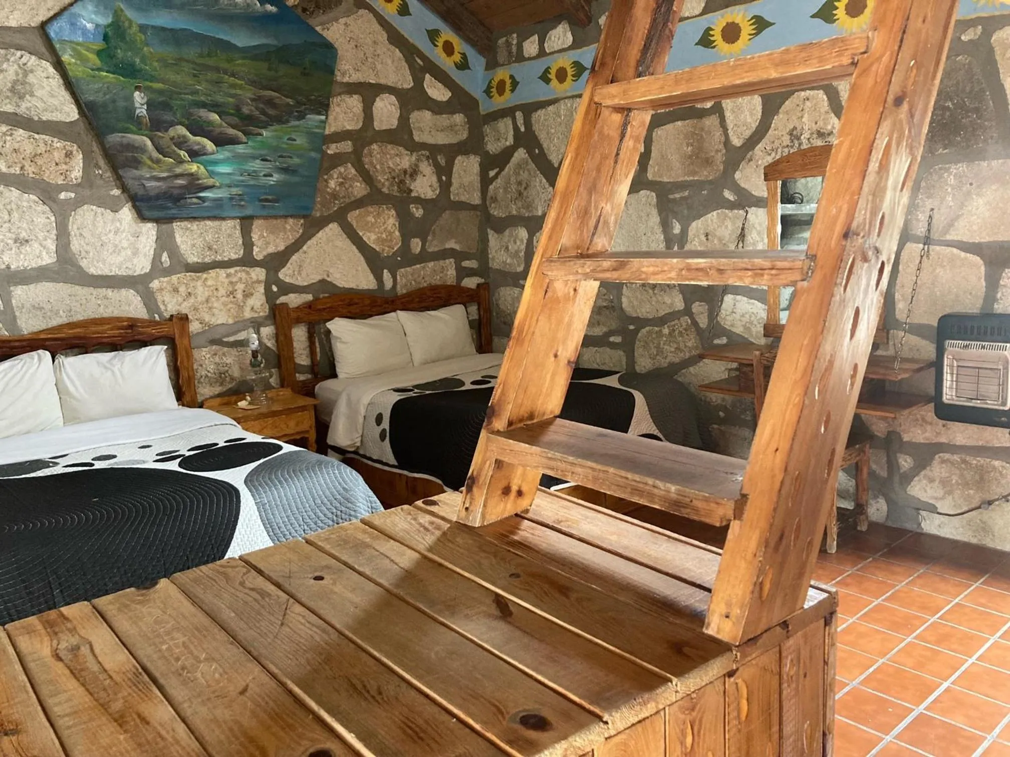 Bed in Hotel Mansion Tarahumara