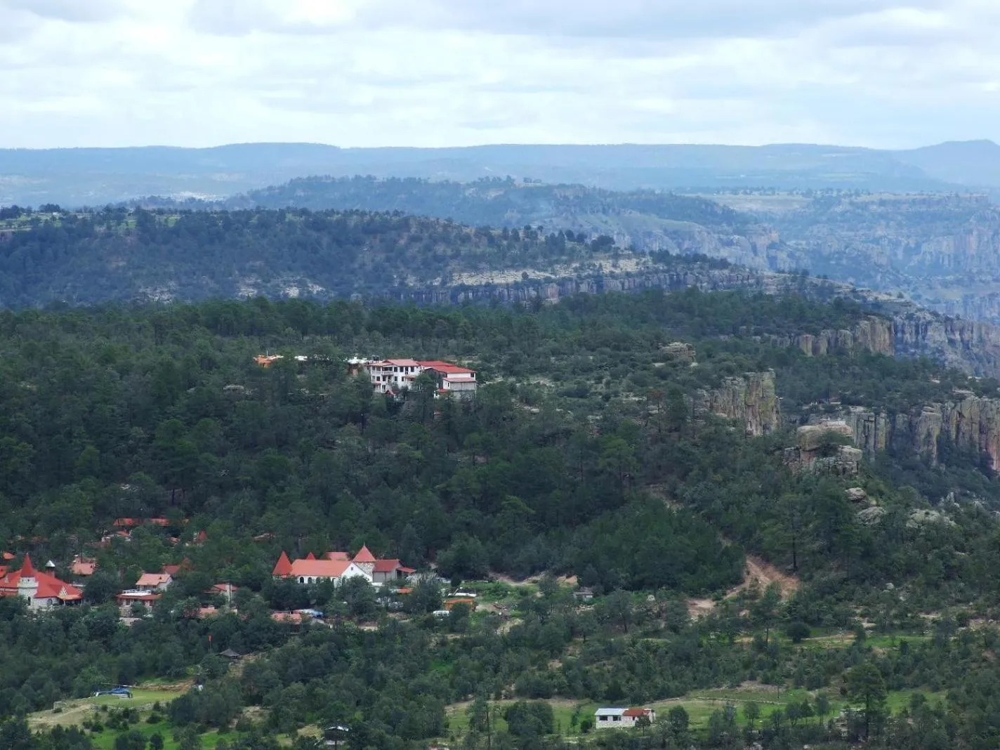 Bird's eye view in Hotel Mansion Tarahumara