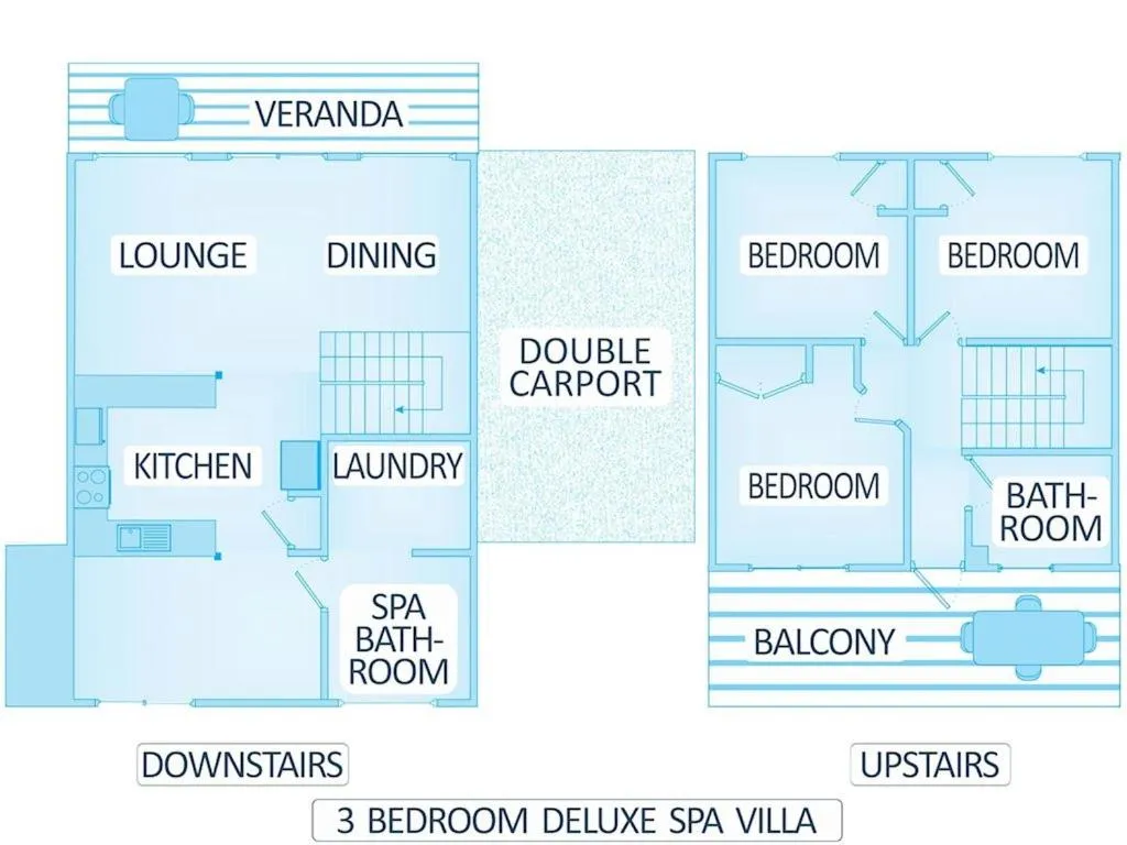 Floor plan in Cable Beachside Villas