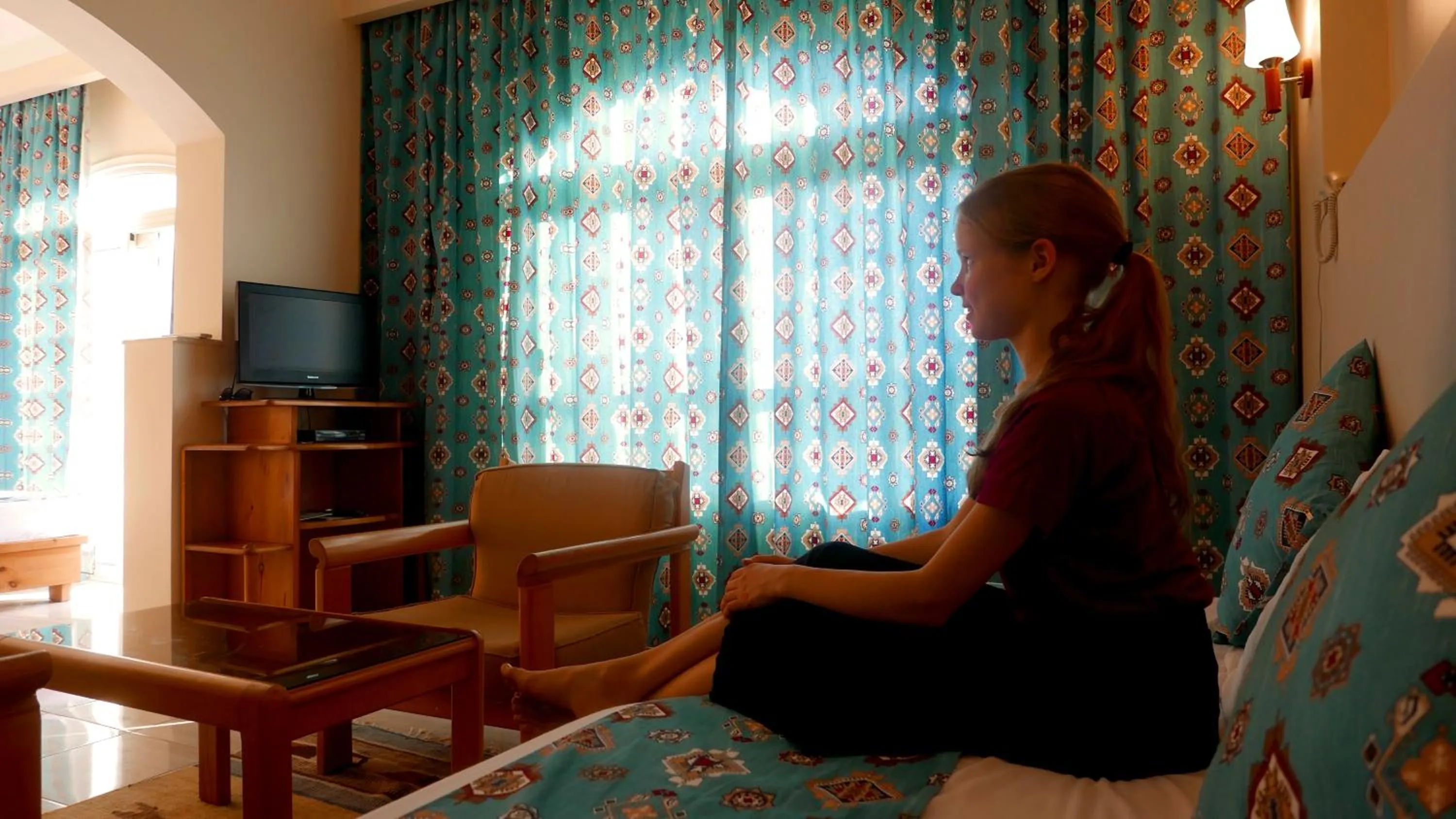 Communal lounge/ TV room in Sheikh Ali Dahab Resort