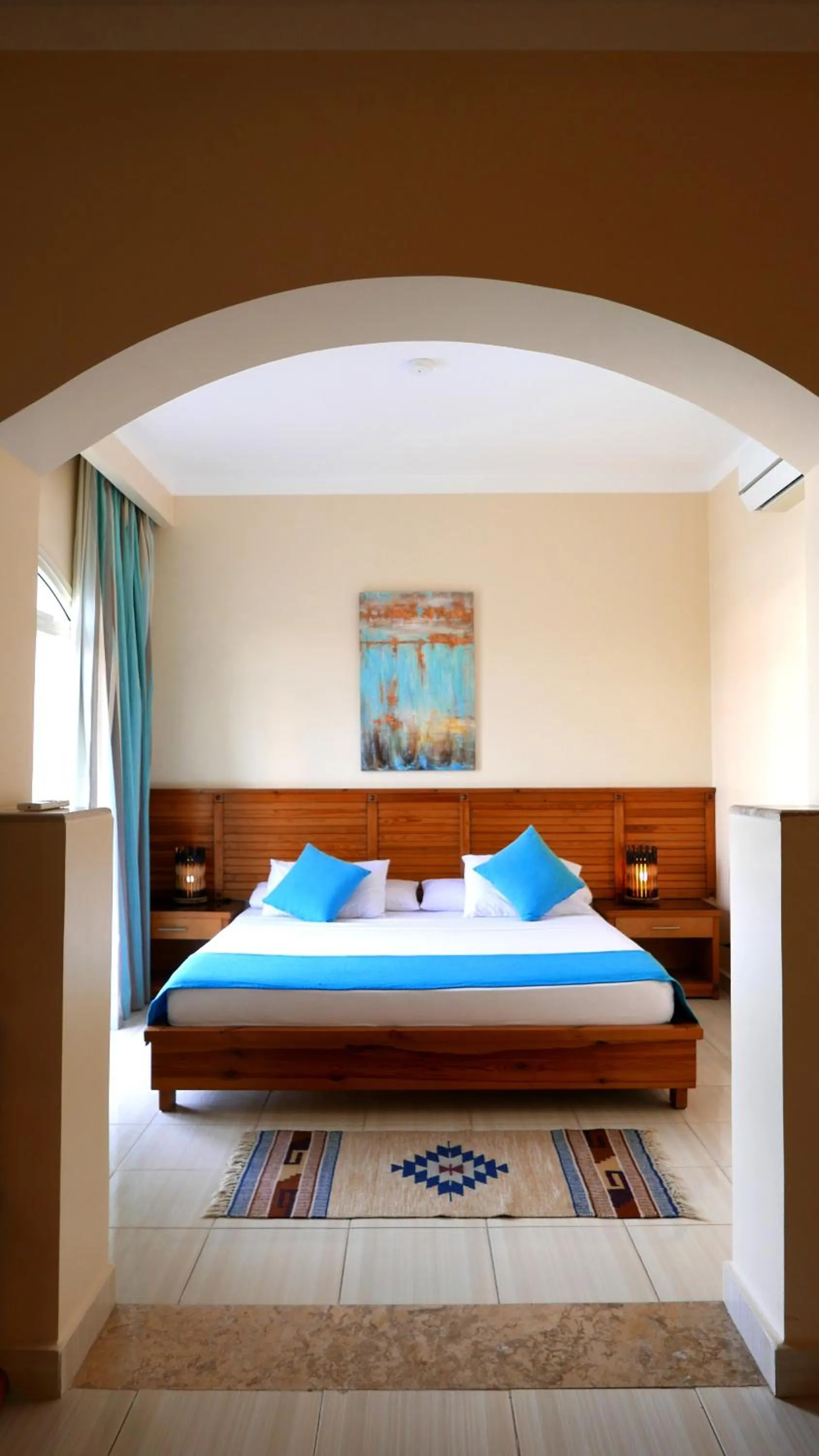 Bed in Sheikh Ali Dahab Resort