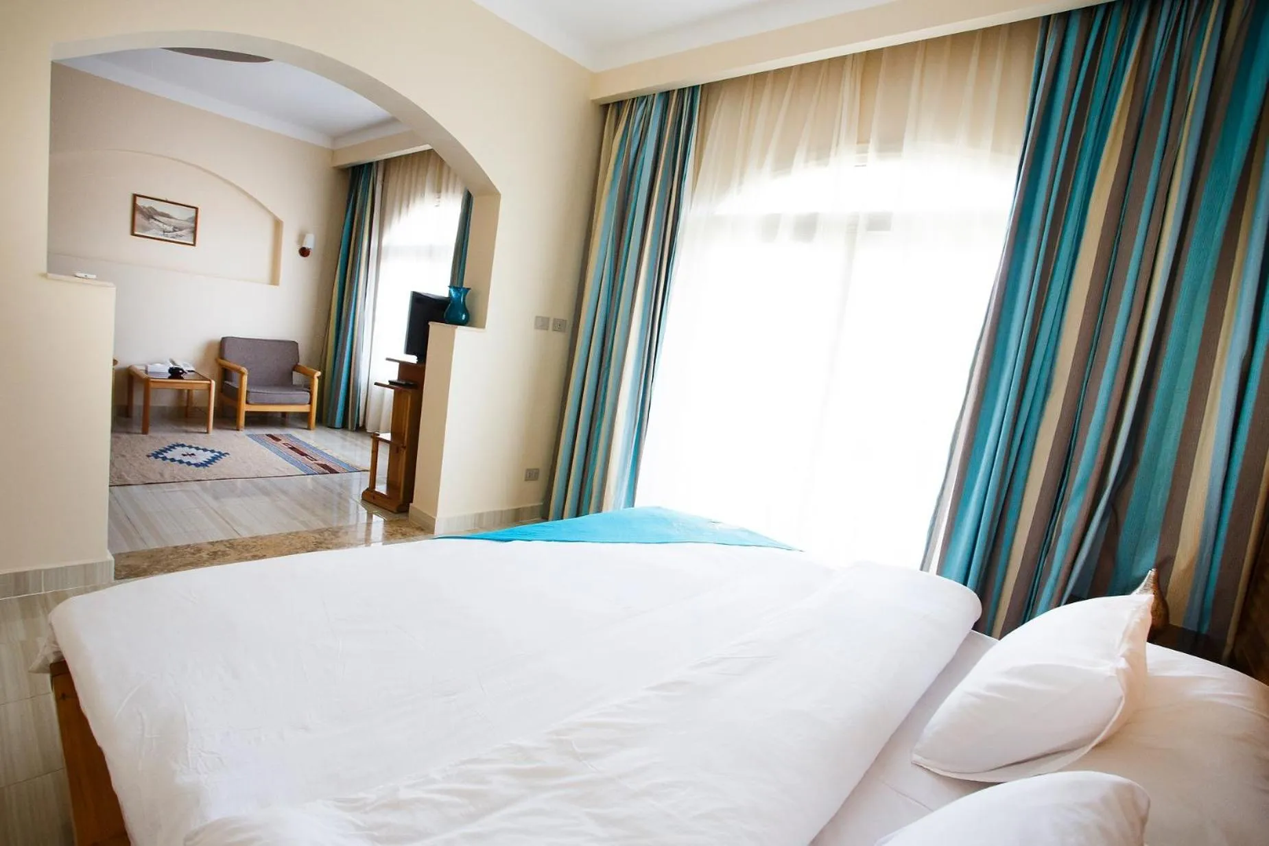 Bed in Sheikh Ali Dahab Resort