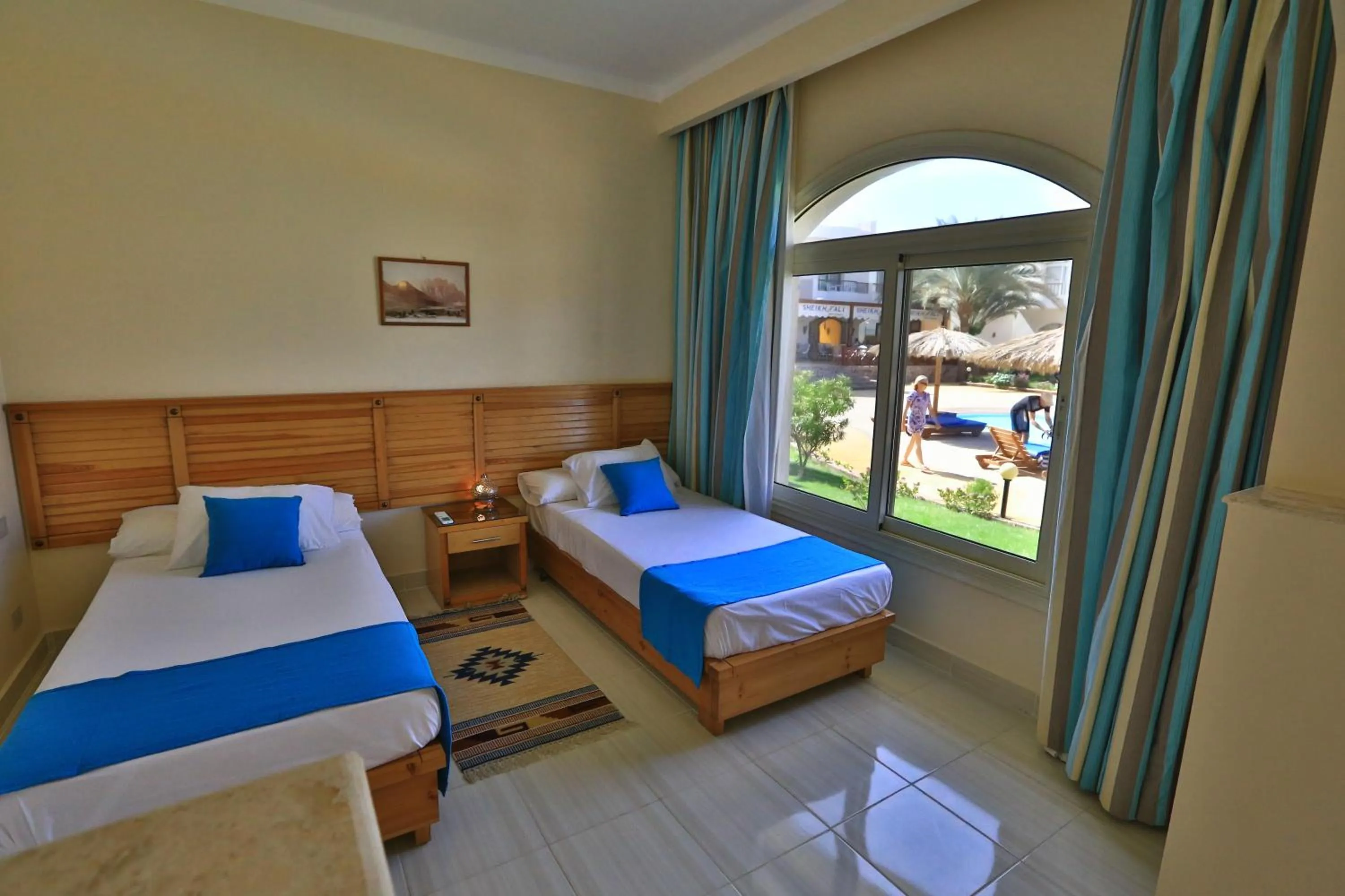 Bed in Sheikh Ali Dahab Resort
