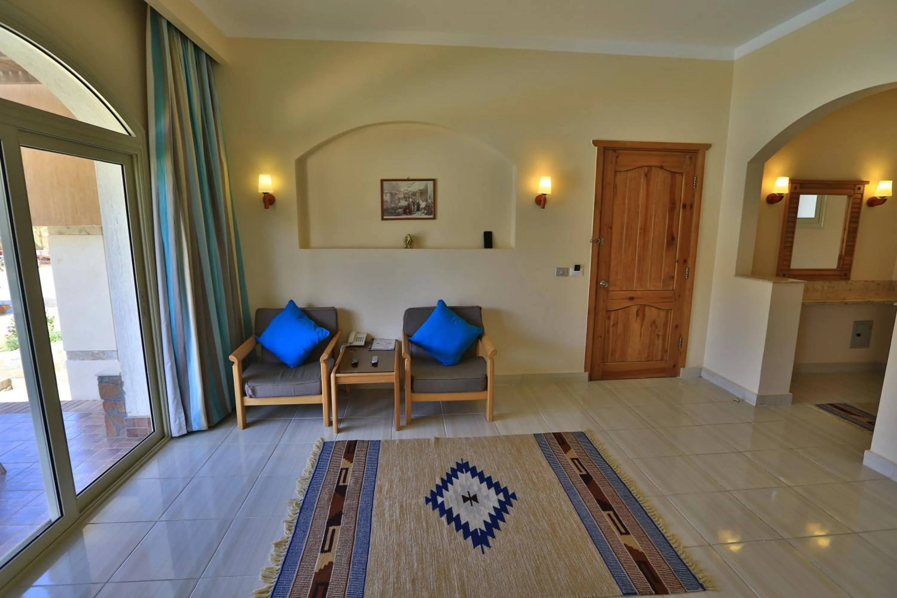 Living room in Sheikh Ali Dahab Resort