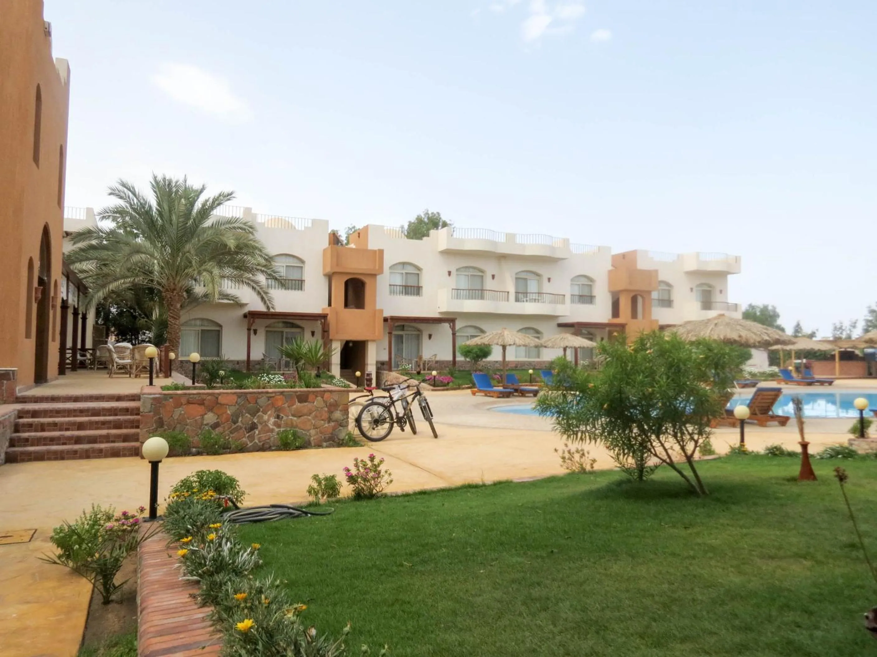 Garden view in Sheikh Ali Dahab Resort