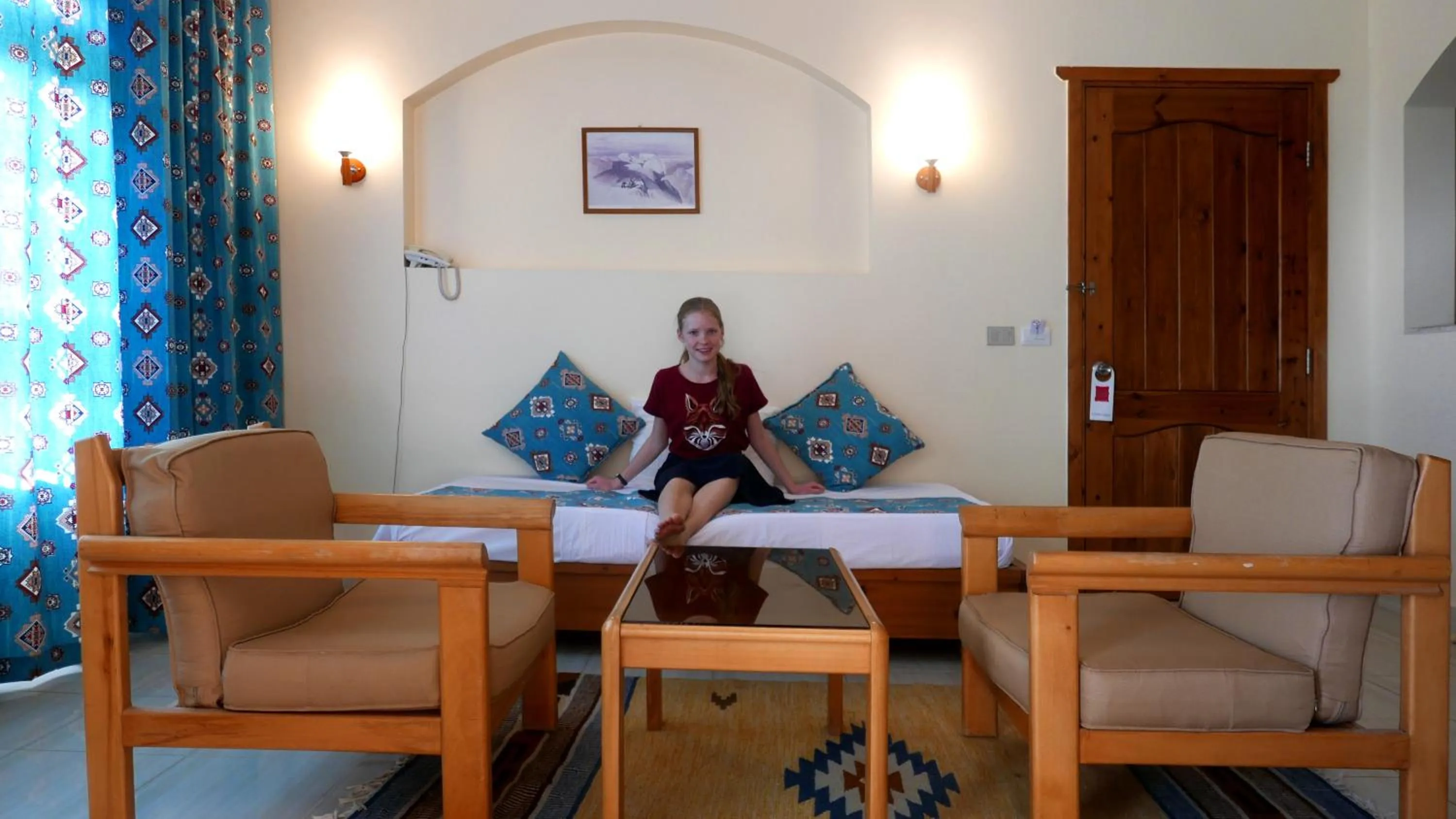 group of guests in Sheikh Ali Dahab Resort