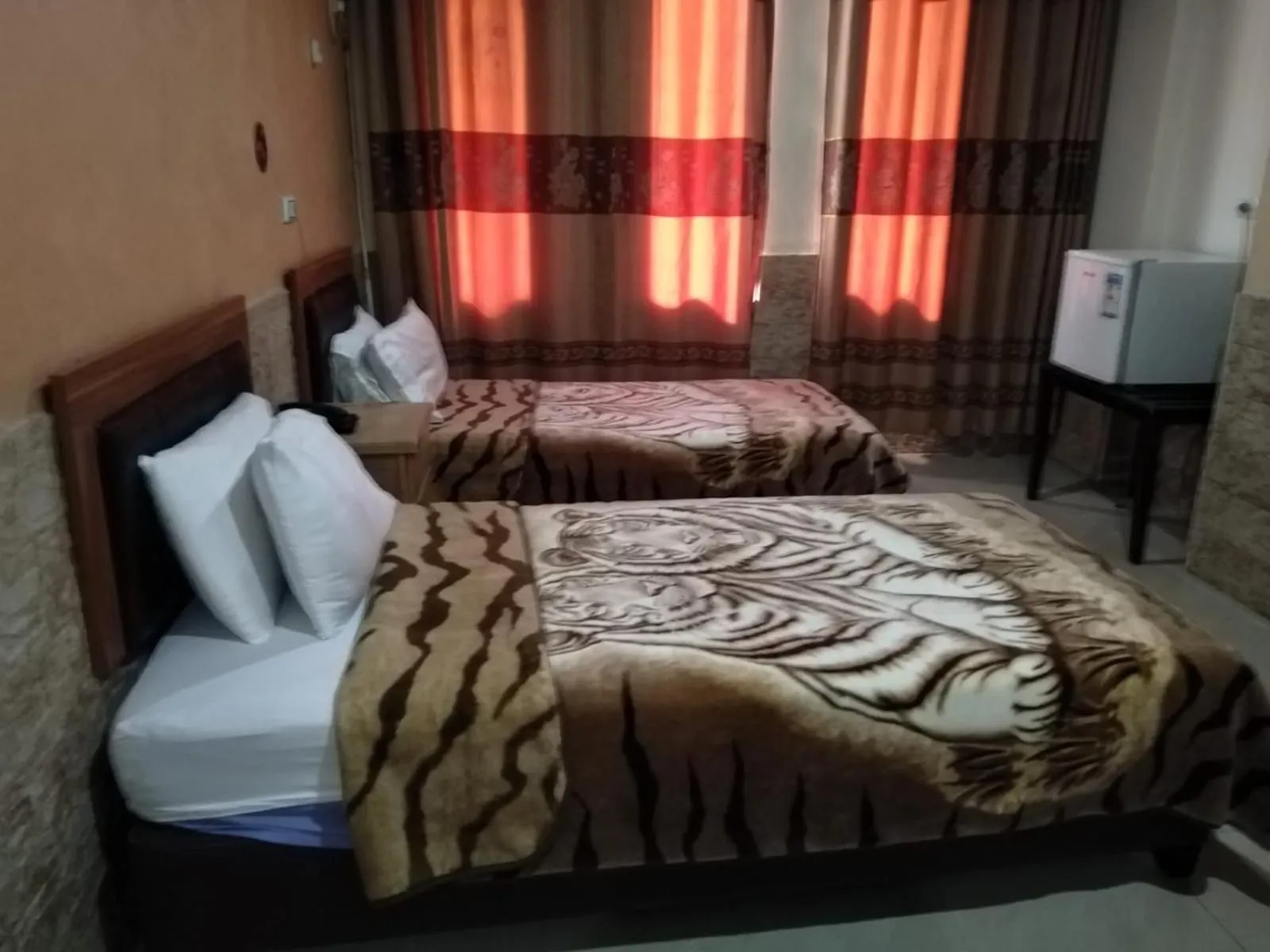 Bed in Amman Palace Hotel