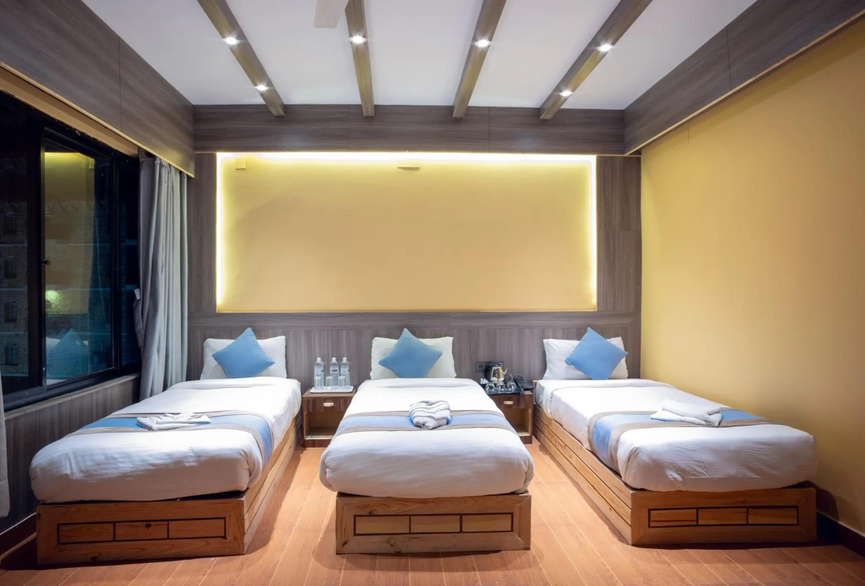 Triple Room with Lake View in Trekkers Inn Boutique Hotel Pokhara Triple Room with Lake View in Trekkers Inn Boutique Hotel Pokhara