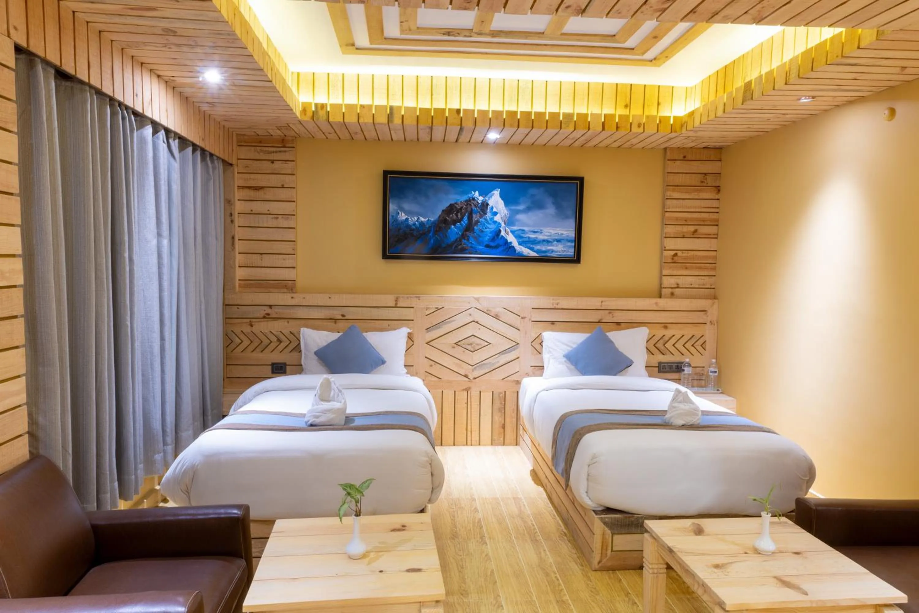 Photo of the whole room, Bed in Trekkers Inn Boutique Hotel Pokhara