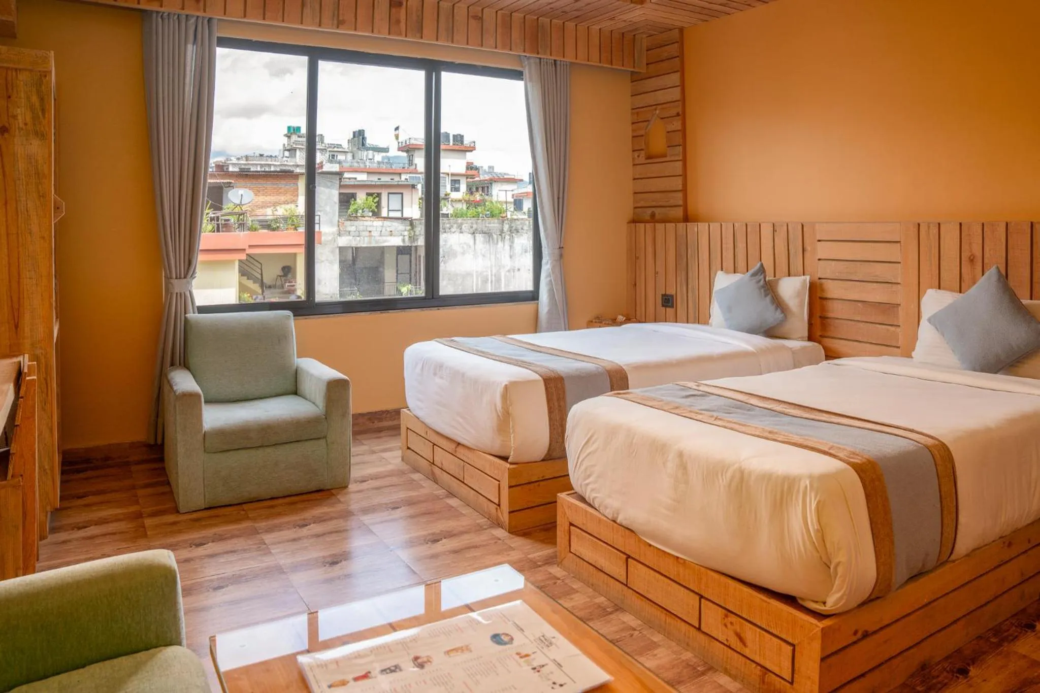 Bed in Trekkers Inn Boutique Hotel Pokhara