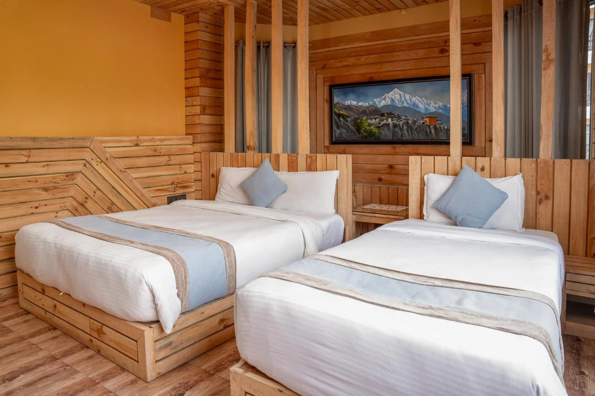 Bedroom, Bed in Trekkers Inn Boutique Hotel Pokhara