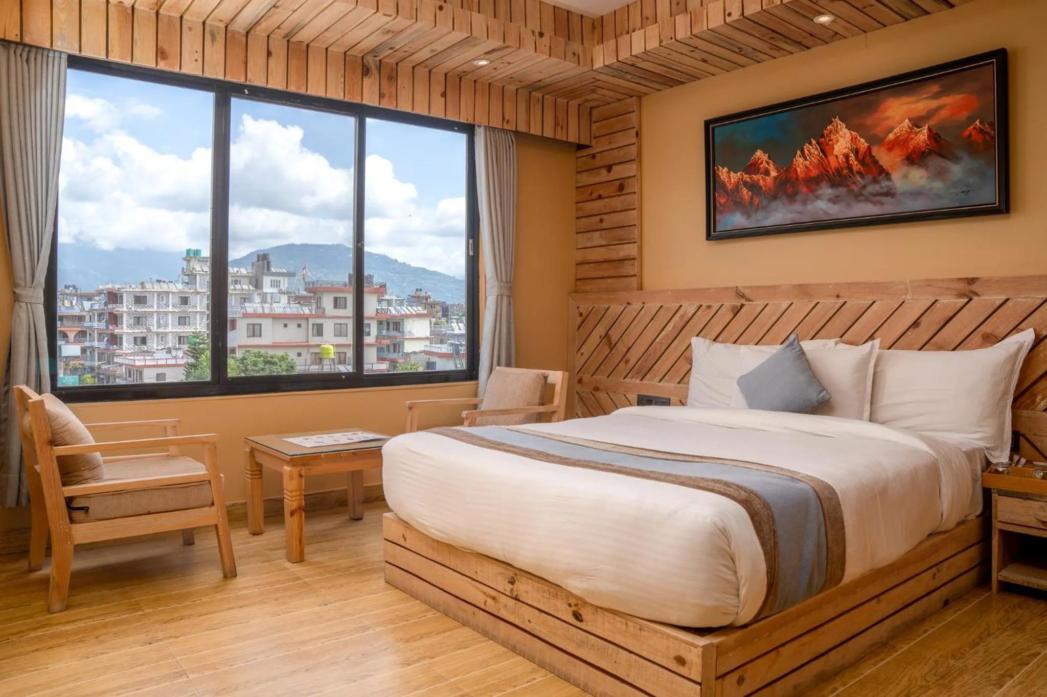 Bedroom, Bed in Trekkers Inn Boutique Hotel Pokhara