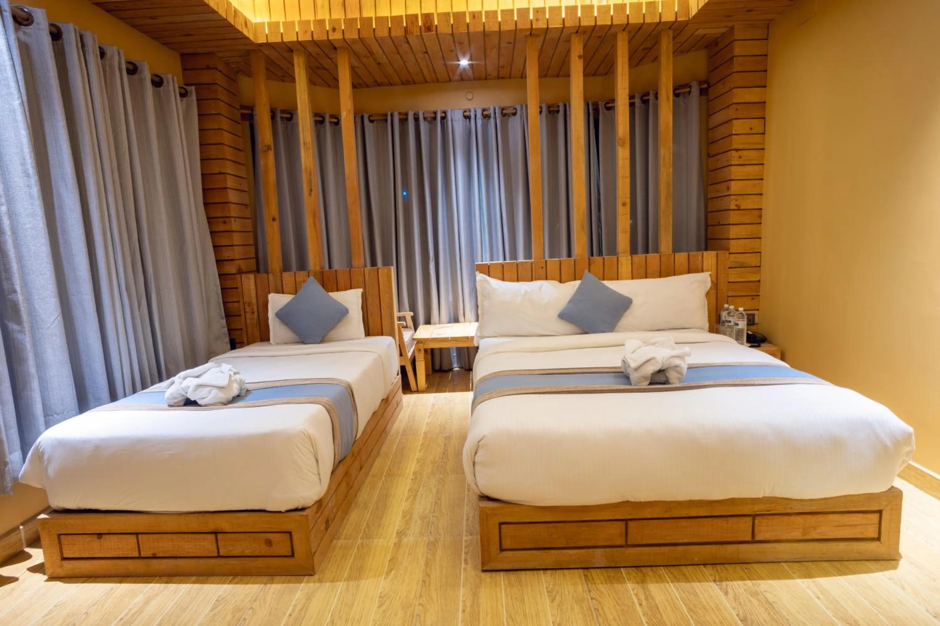 Bed in Trekkers Inn Boutique Hotel Pokhara