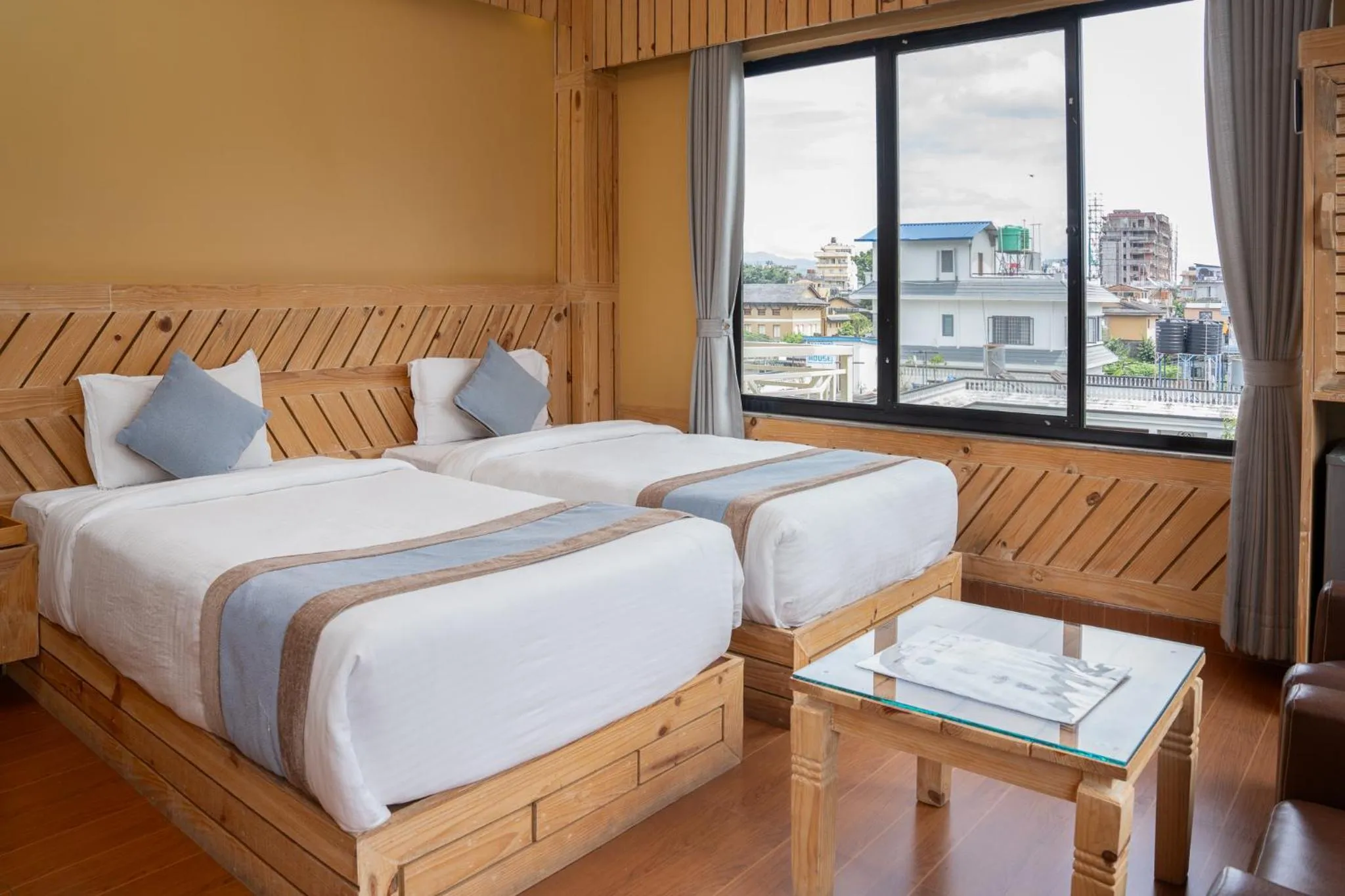 Bed in Trekkers Inn Boutique Hotel Pokhara