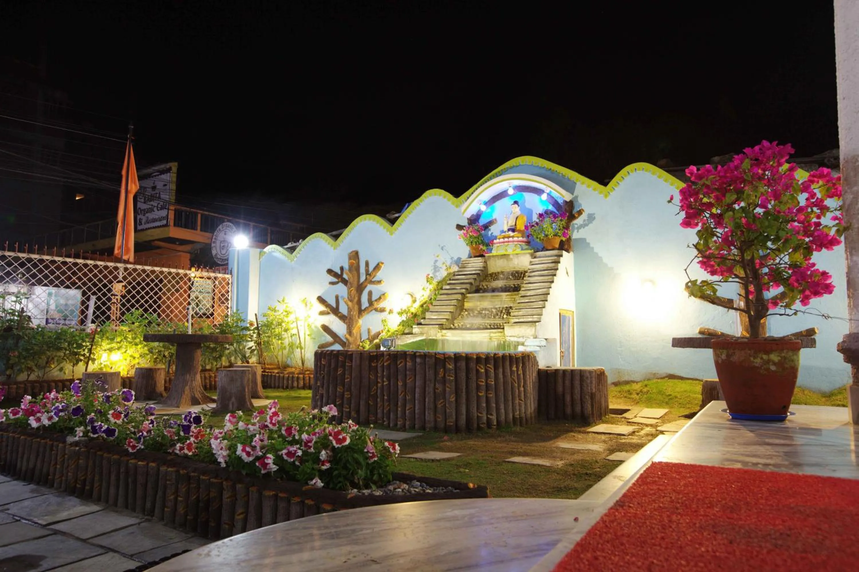 Decorative detail in Trekkers Inn Boutique Hotel Pokhara