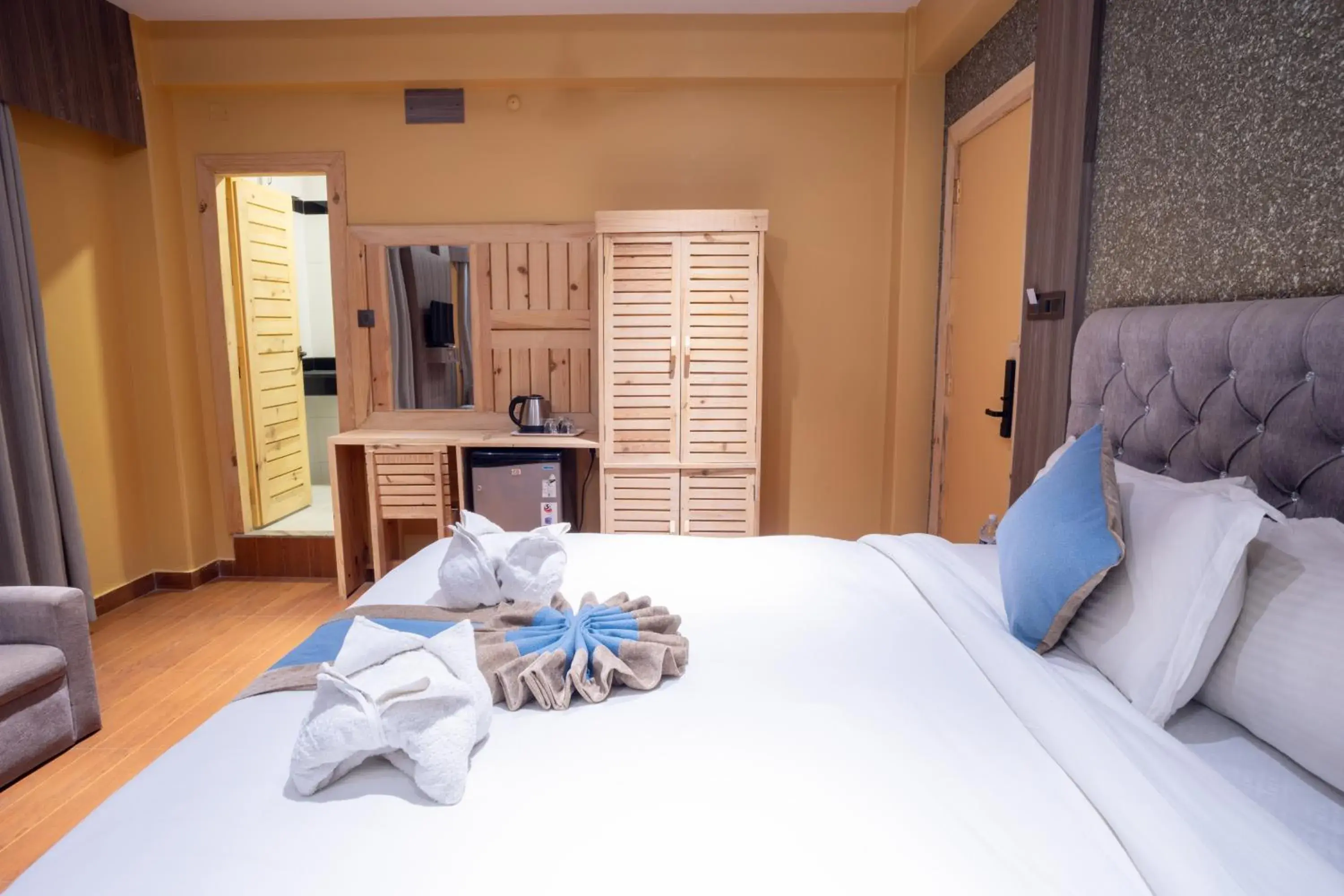 Photo of the whole room, Bed in Trekkers Inn Boutique Hotel Pokhara Photo of the whole room, Bed in Trekkers Inn Boutique Hotel Pokhara