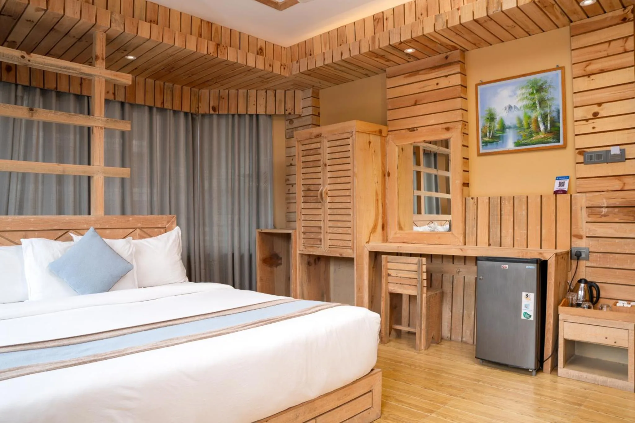 Bed in Trekkers Inn Boutique Hotel Pokhara