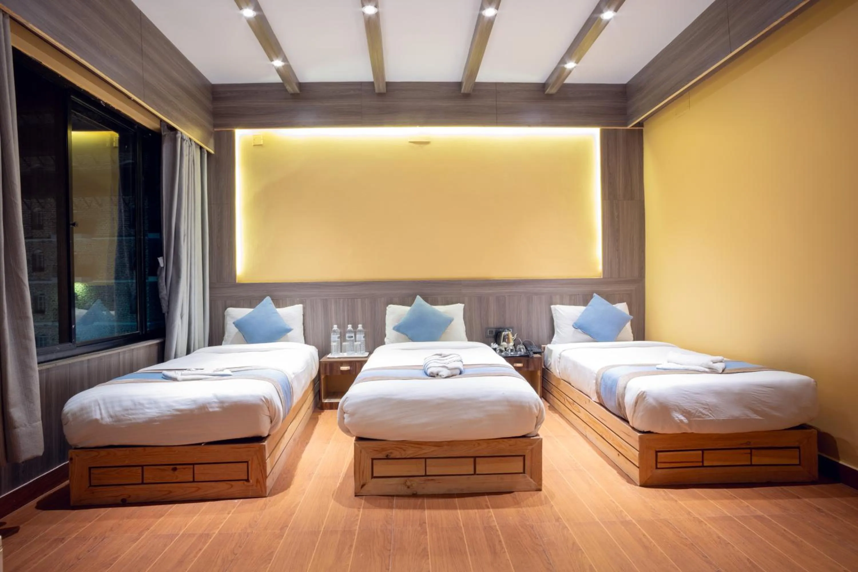 Photo of the whole room, Bed in Trekkers Inn Boutique Hotel Pokhara